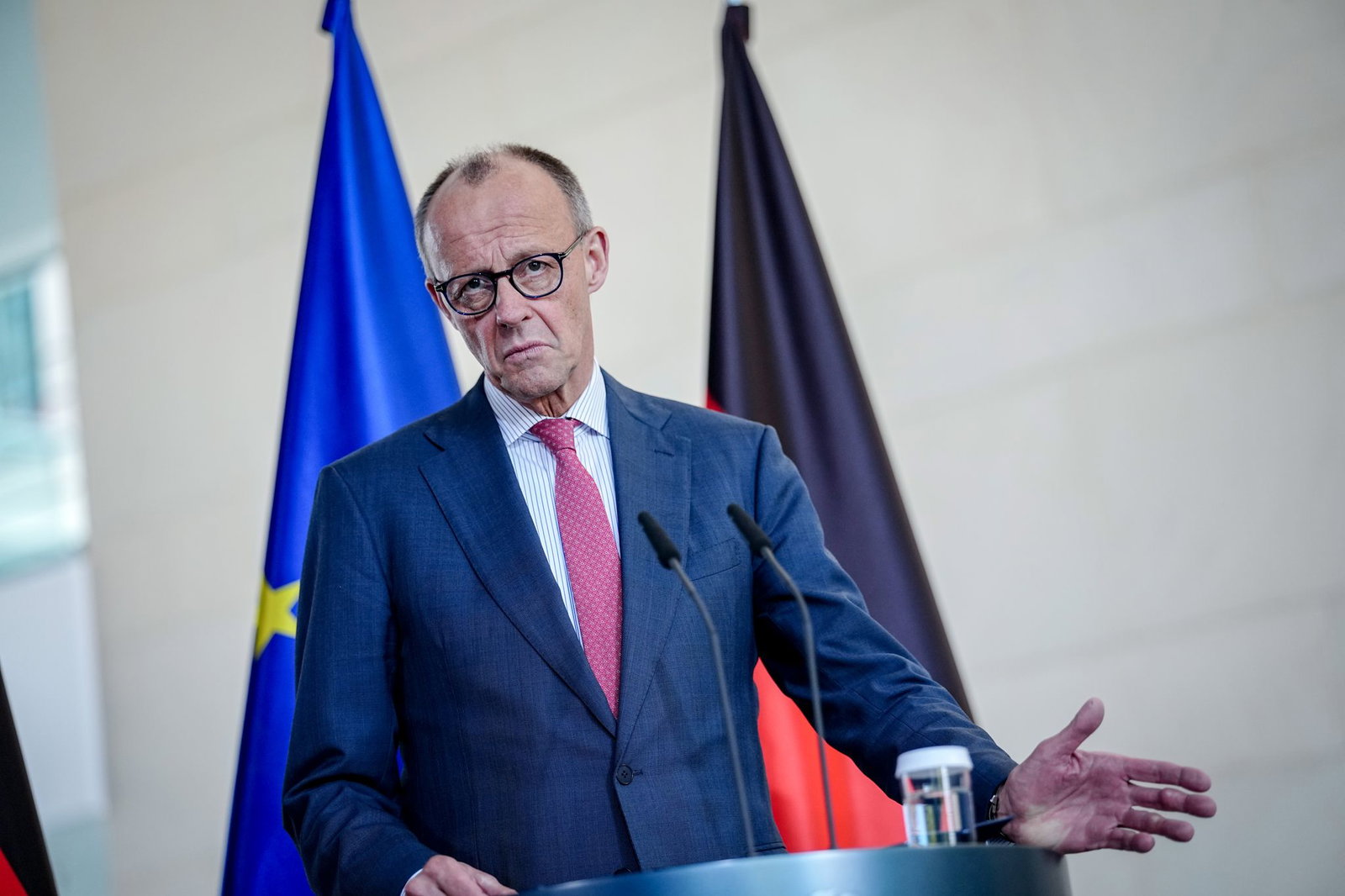 Merz wünscht sich ein gelingen der Koalition, garantieren will er es aber nicht.