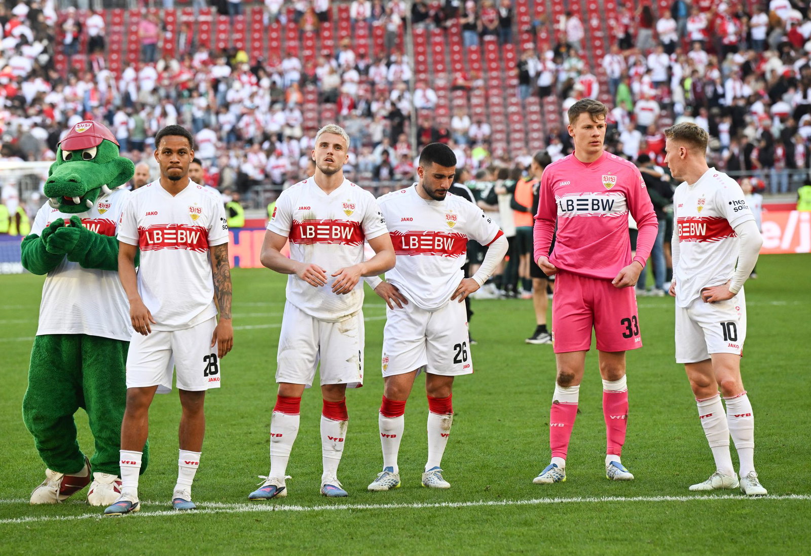 Der VfB Stuttgart kam gegen Werder nicht über ein 1:1 hinaus.