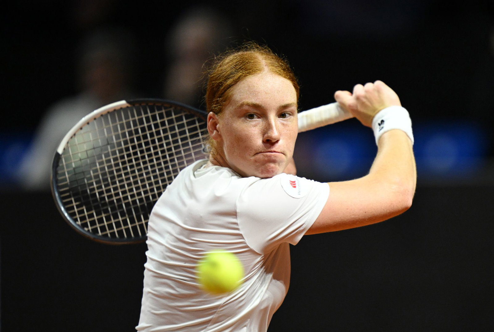 Ella Seidel musste sich der Belgierin Elise Mertens geschlagen geben.