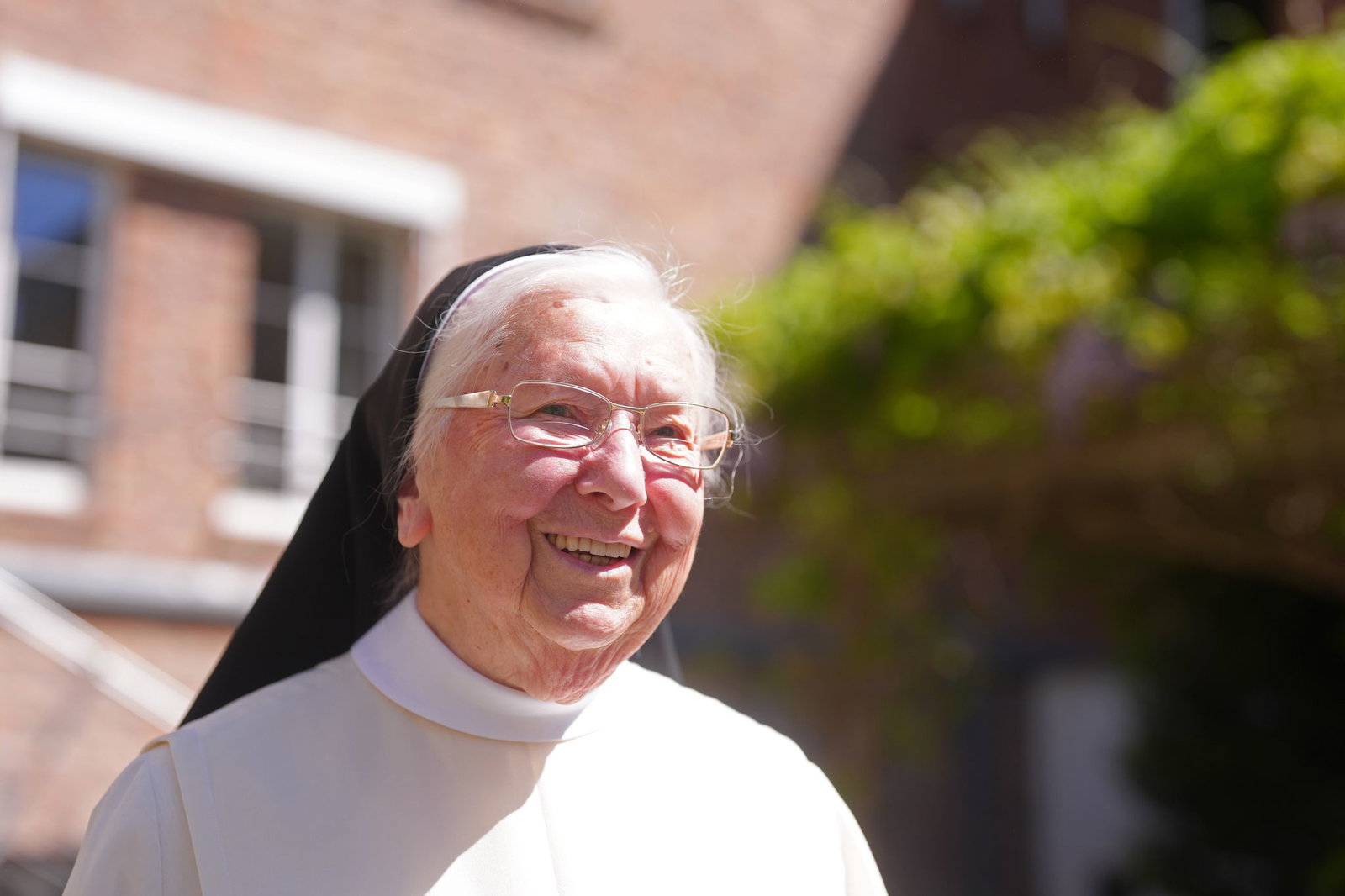 Für sie war es der erste Döner: Schwester Irmingard. 