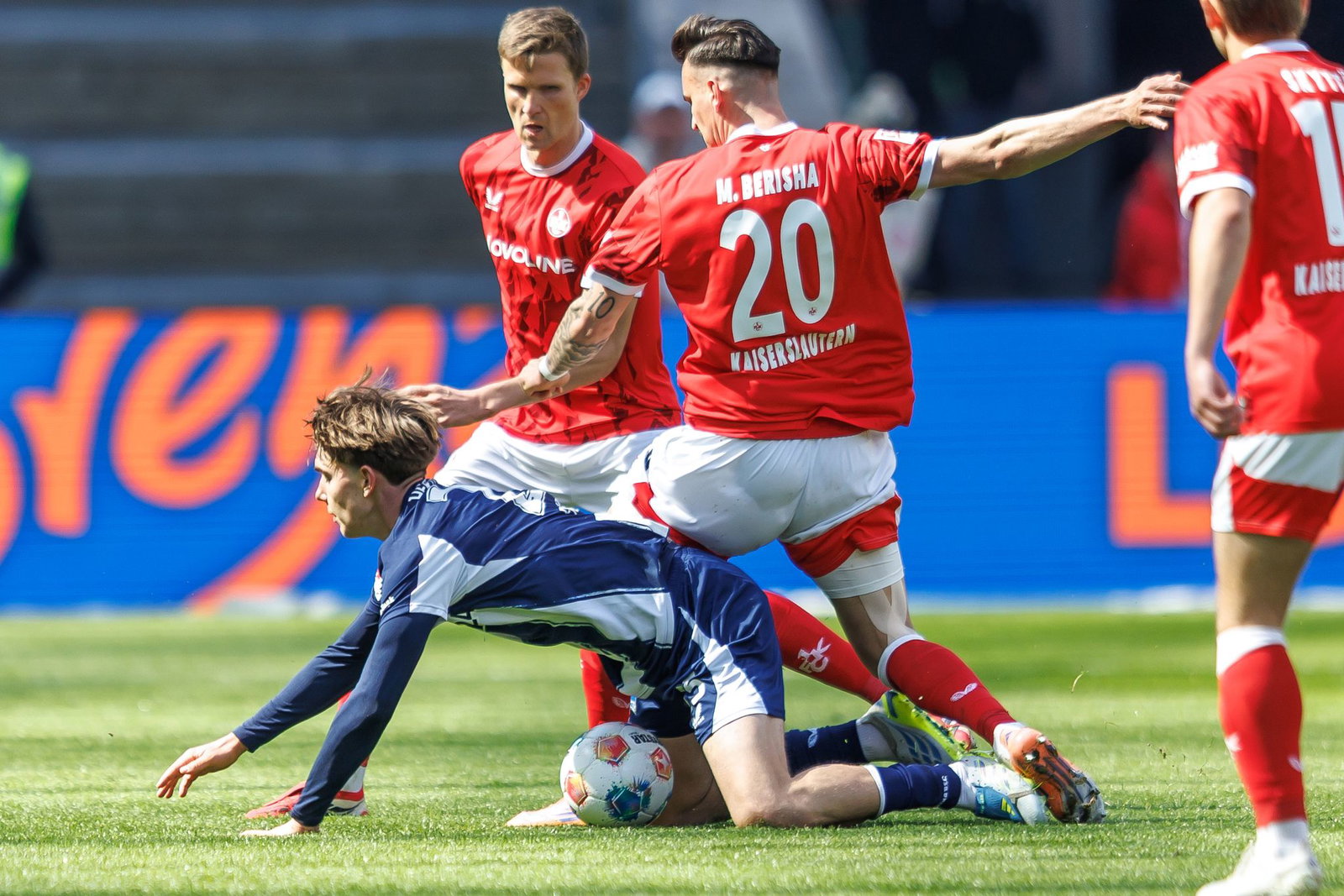 Die Hertha geriet kurz nach dem Wechsel in Rückstand.
