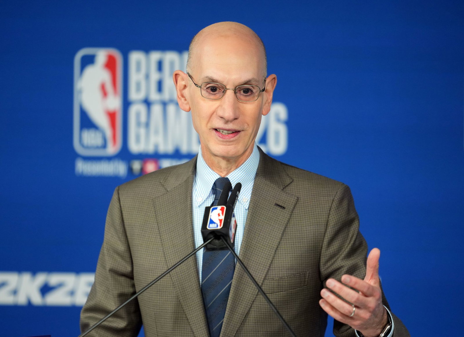 Adam Silver und die NBA treiben ihre Europa-Pläne voran. (Archivbild)