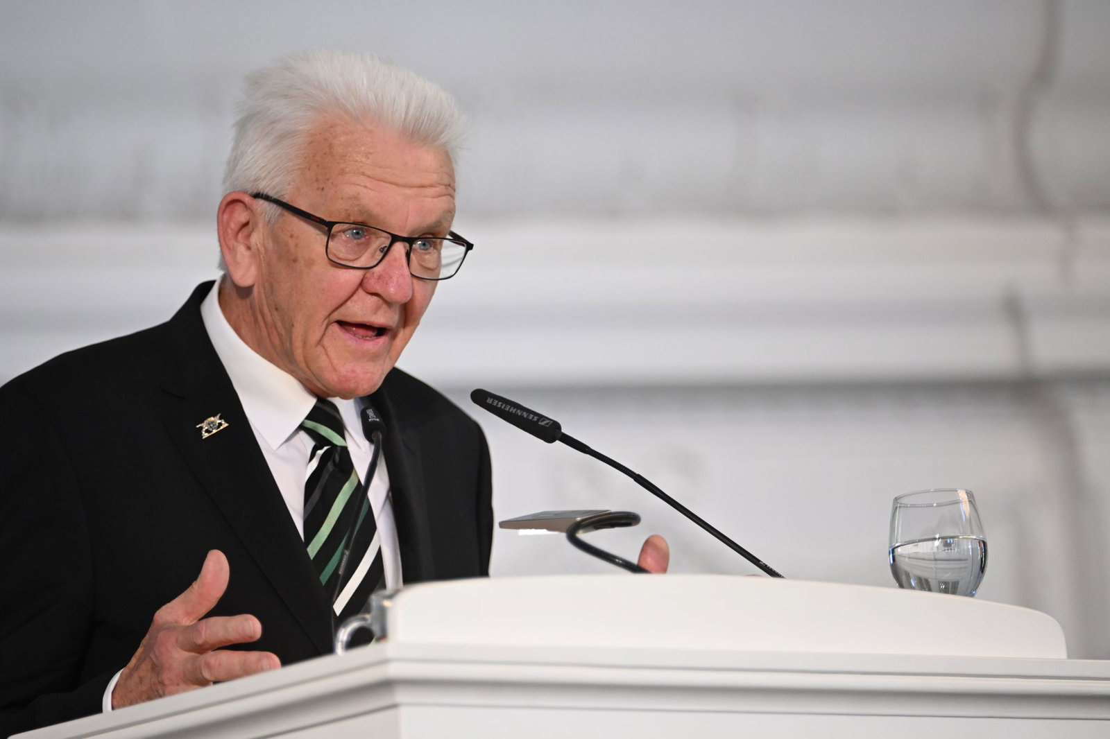Winfried Kretschmann verabschiedet sich nach 15 Jahren im Amt.