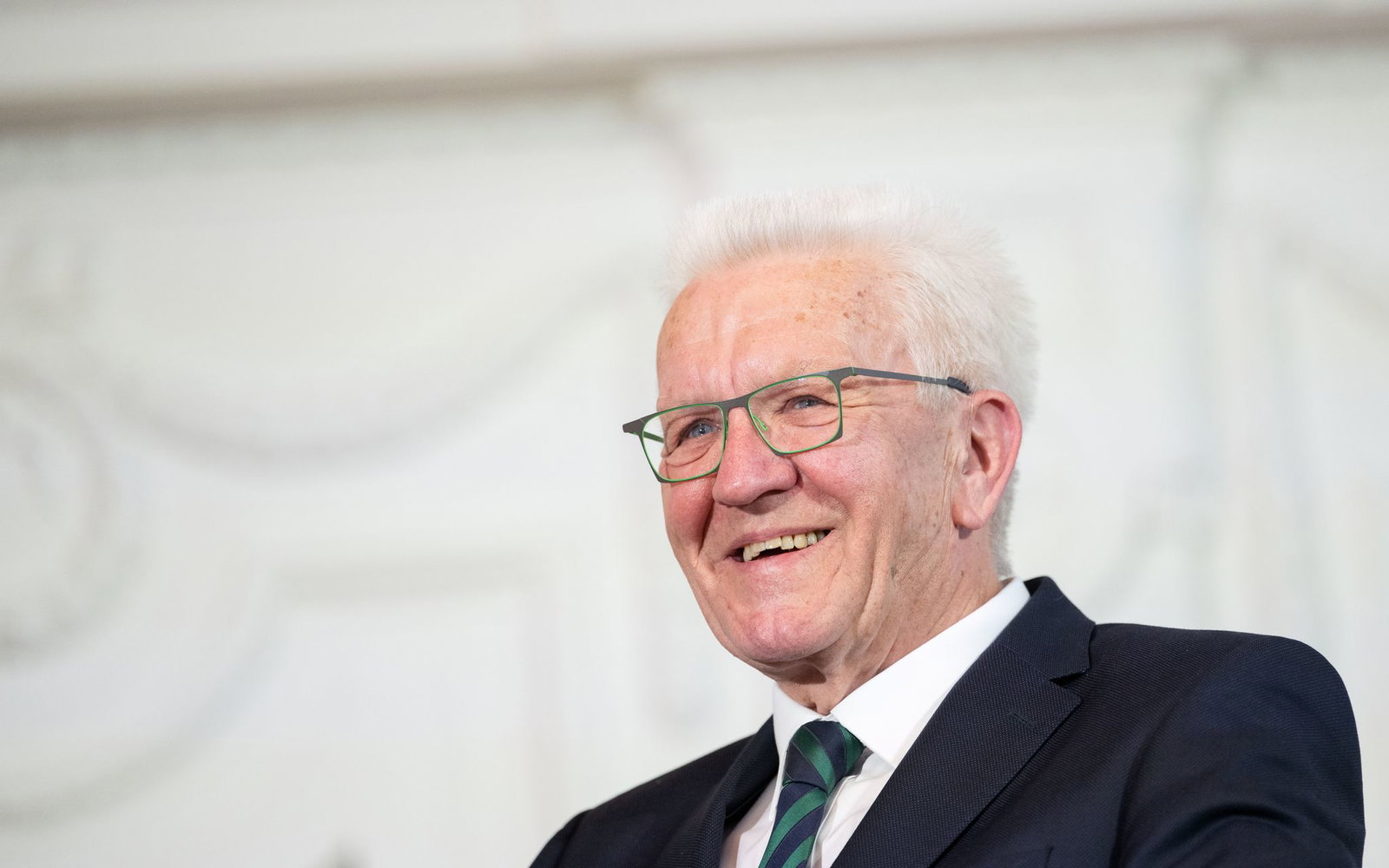 Er steht kurz vor dem Ruhestand und gibt sich gelassen: Winfried Kretschmann. (Archivbild)