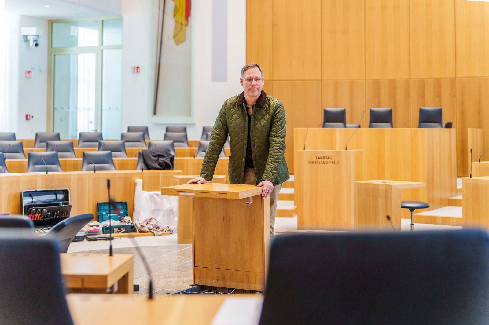 Vier neue Plätze müssen im Mainzer Landtag für die neue Wahlperiode geschaffen werden. 