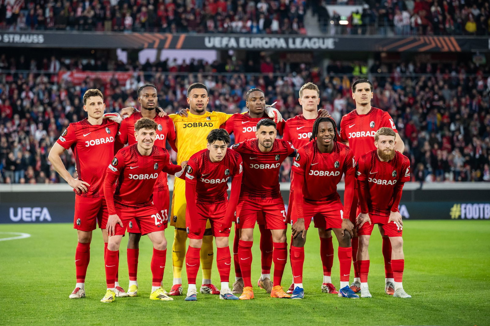 Der SC Freiburg steht erstmals in einem Europapokal-Viertelfinale. (Archivbild)