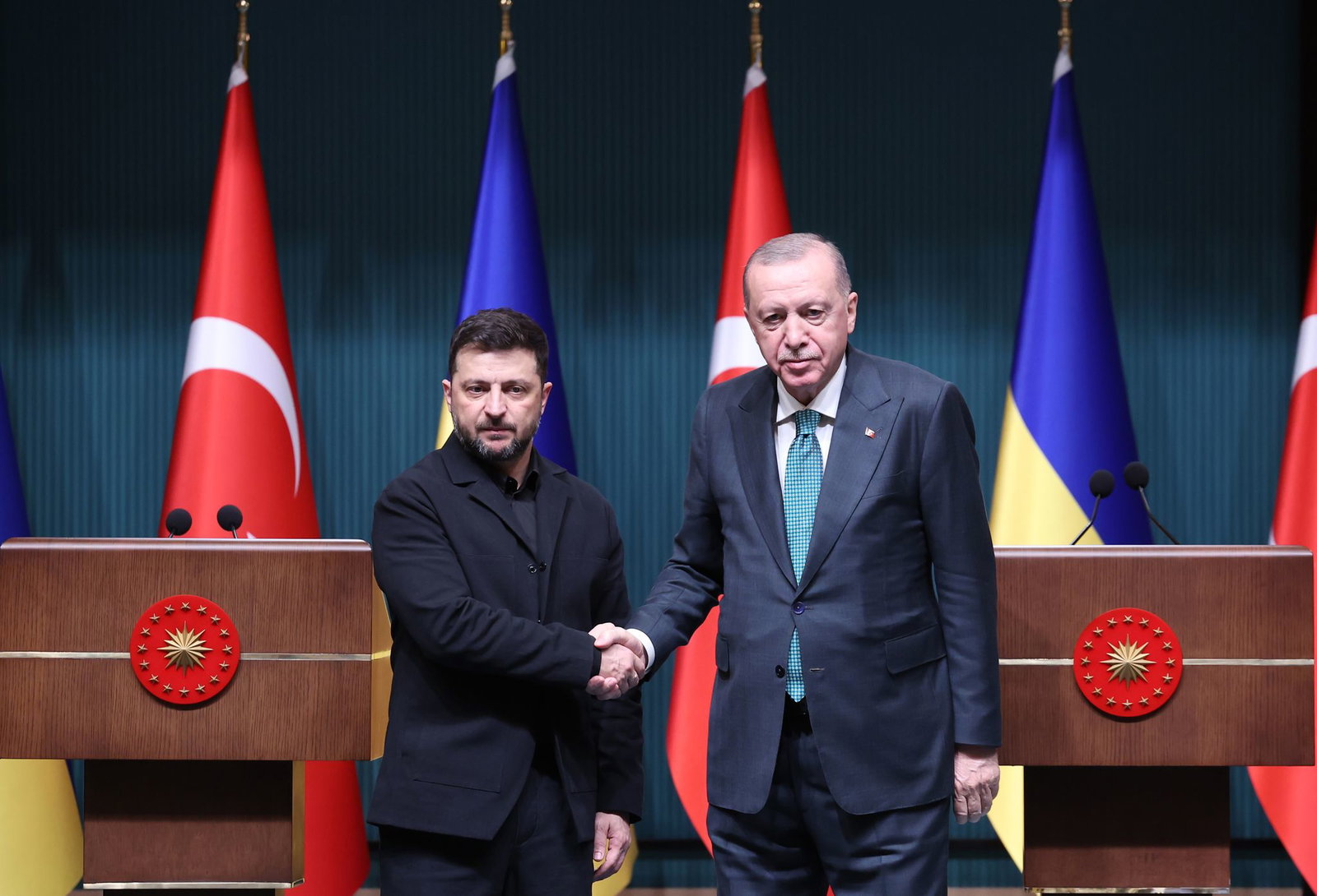 Der ukrainische Präsident Wolodymyr Selenskyj hat Gespräche mit dem türkischen Präsidenten Recep Tayyip Erdogan angekündigt. (Archivbild)