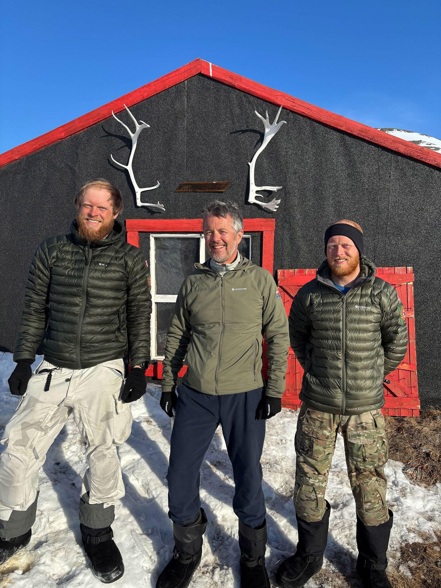 Dänemarks König berichtete unter anderem von einem Tischfußball-Spiel an einer der Stationen an der Ostküste
