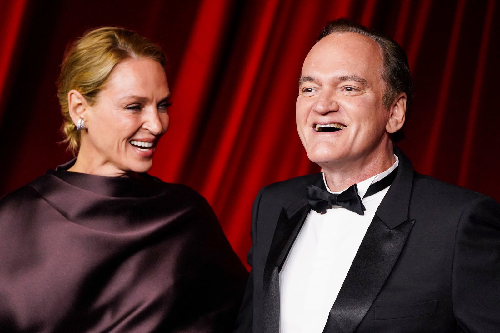 Uma Thurman und Quentin Tarantino im Jahr 2024. (Archivbild)