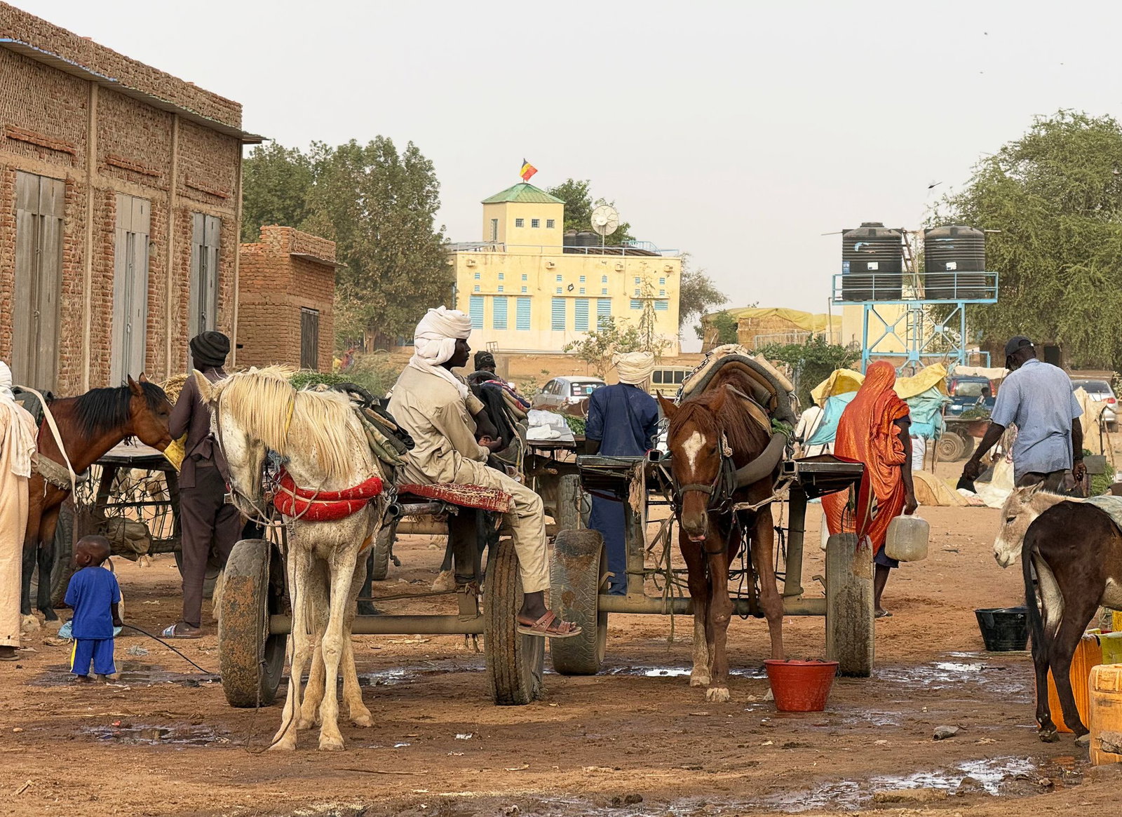 Die Grenzstadt Adré im Osten des Tschad ist für viele Flüchtlinge aus Darfur ein erster Anlaufpunkt nach der Flucht aus dem Krieg.