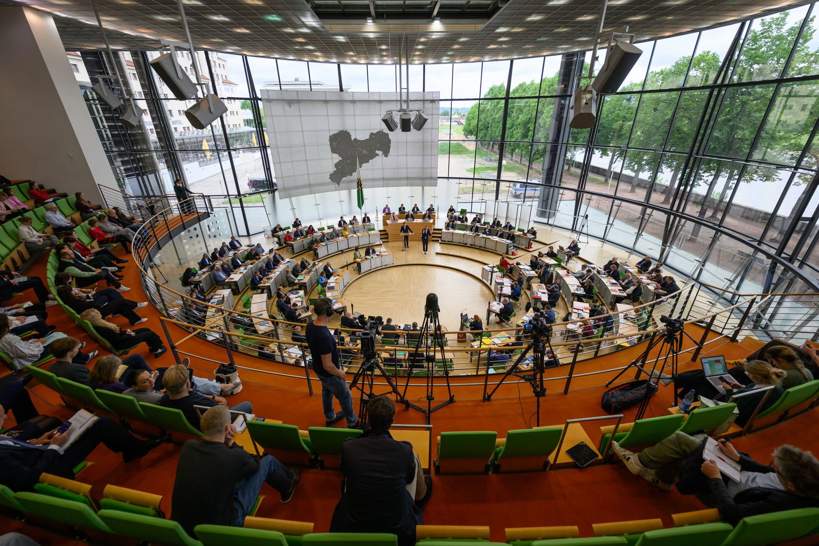 Der Grünen-Antrag zur Unterstützung kleiner Schlachtbetriebe bekam am Mittwochabend nur mit Hilfe von AfD und BSW eine Mehrheit. (Archivbild)