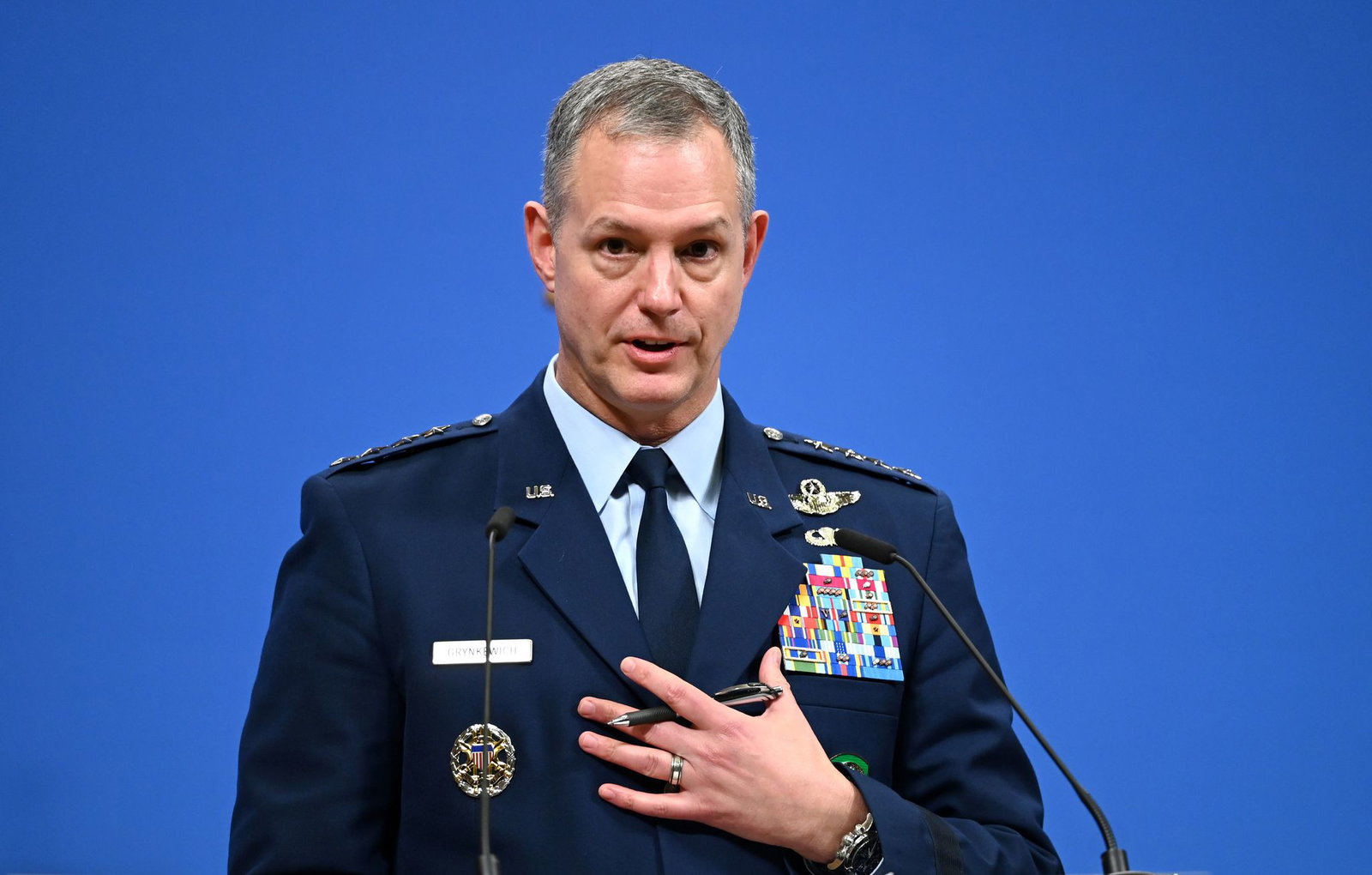 Der Oberbefehlshaber der Nato-Streitkräfte in Europa, Alexus Grynkewich, erwartet kurzfristig keine weiteren Ankündigungen - langfristig aber schon.