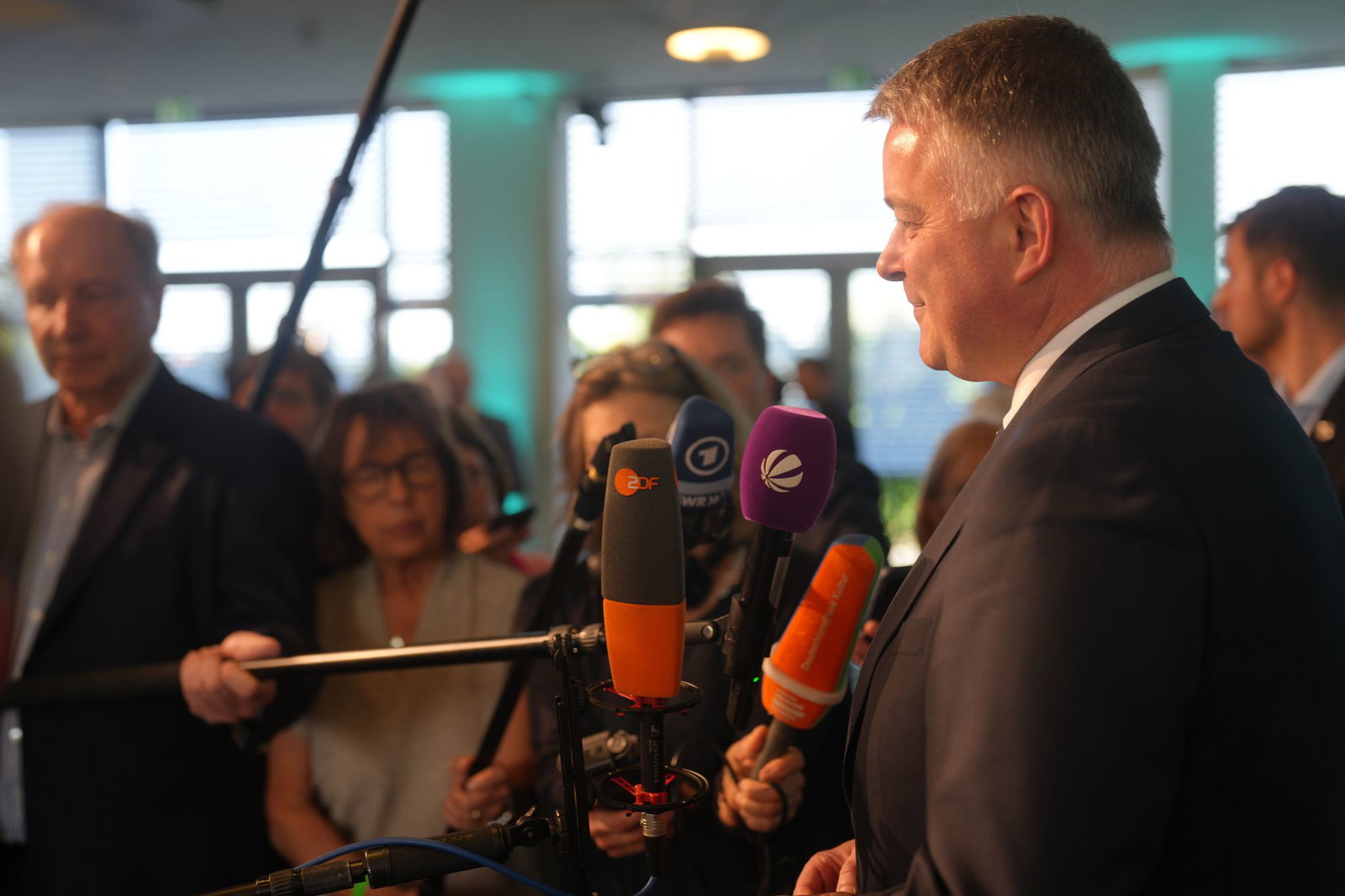 Einstimmig stimmte die CDU für den Koalitionsvertrag mit der SPD.