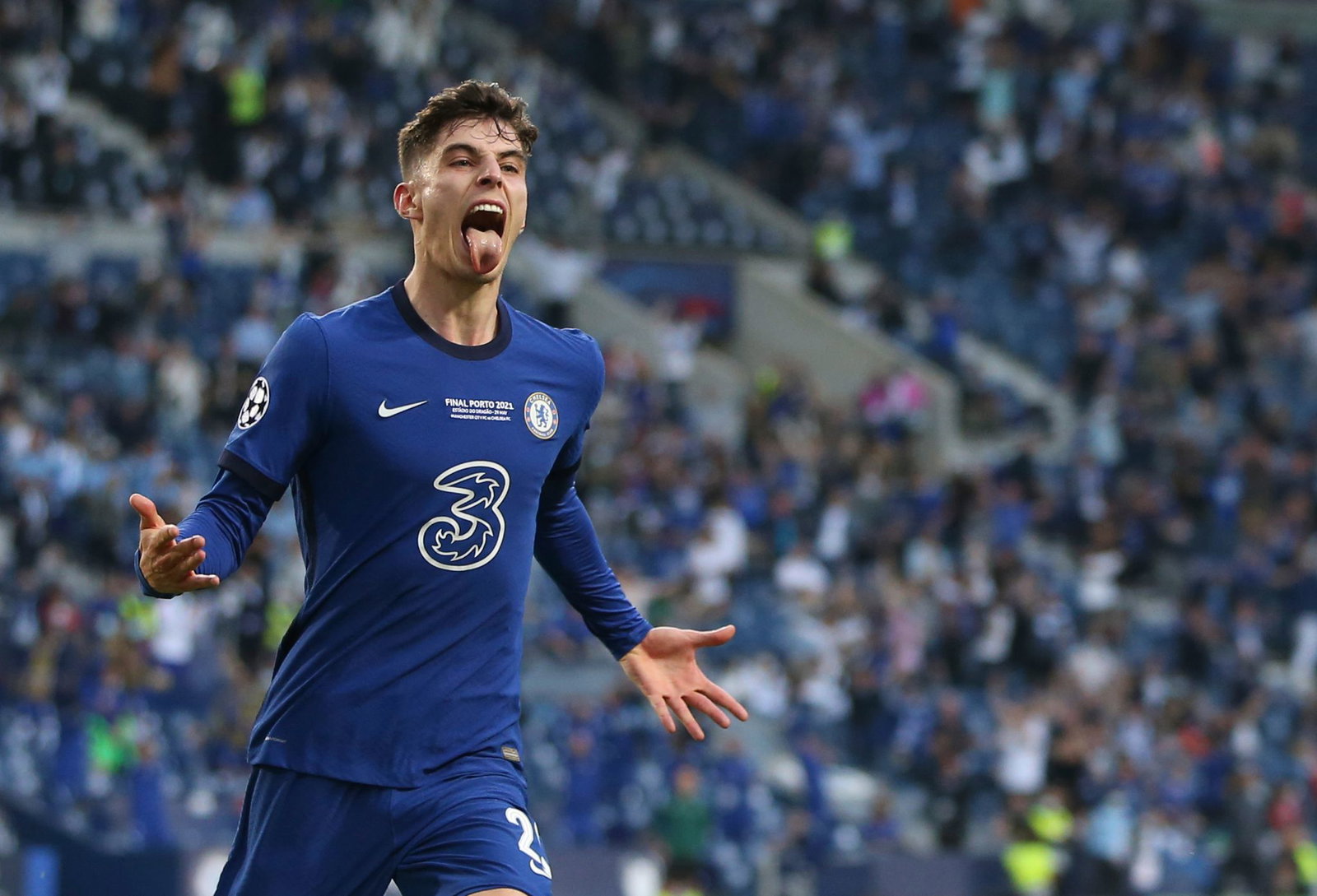 Damals für Chelsea: Schon 2021 jubelte Kai Havertz im Finale der Champions League. (Archivbild)