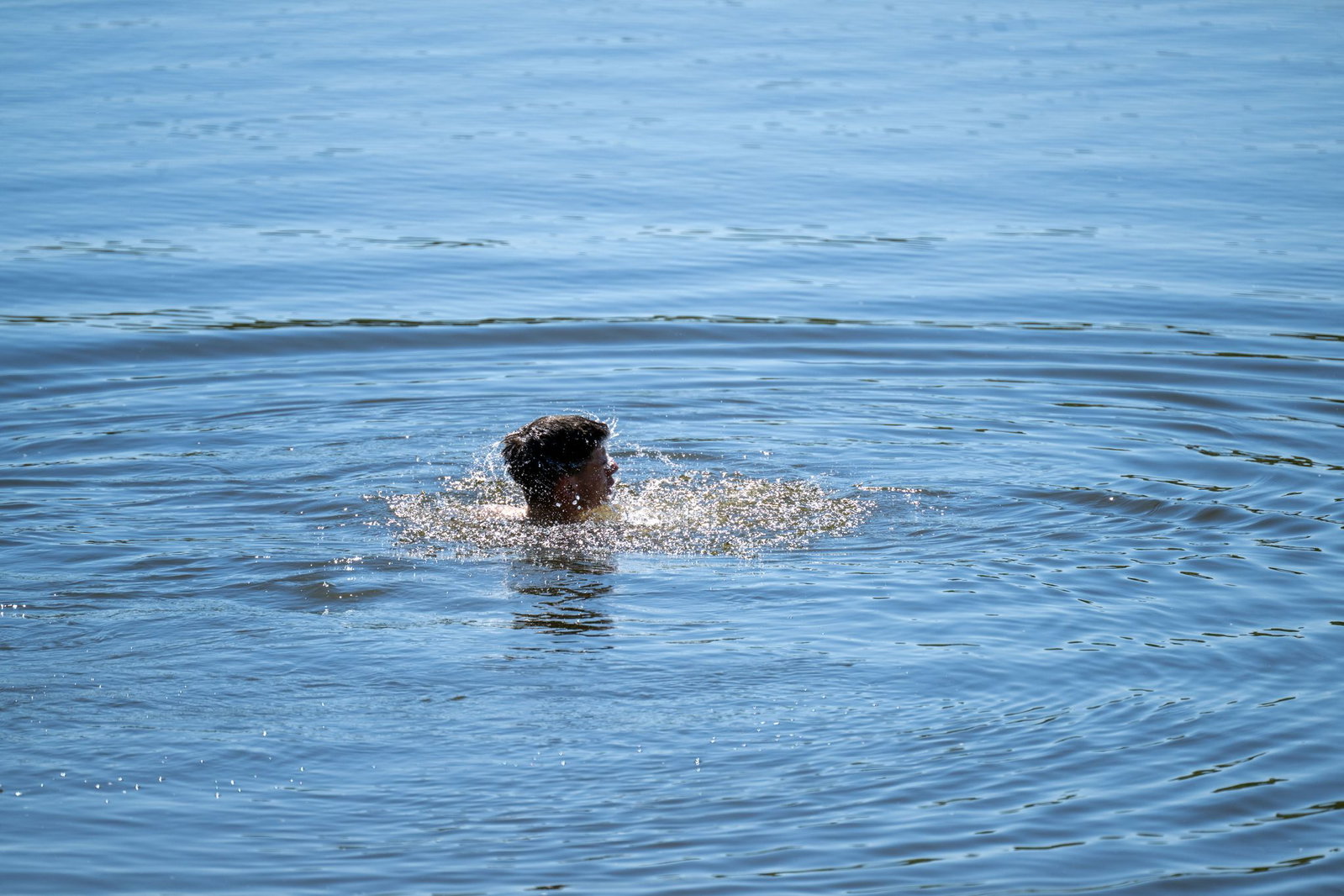 Die Behörde warnt wegen des Umweltgifts PFAS vor uneingeschränktem Baden für Kleinkinder an einer Badestelle im Landkreis Rastatt. (Symbolfoto) 