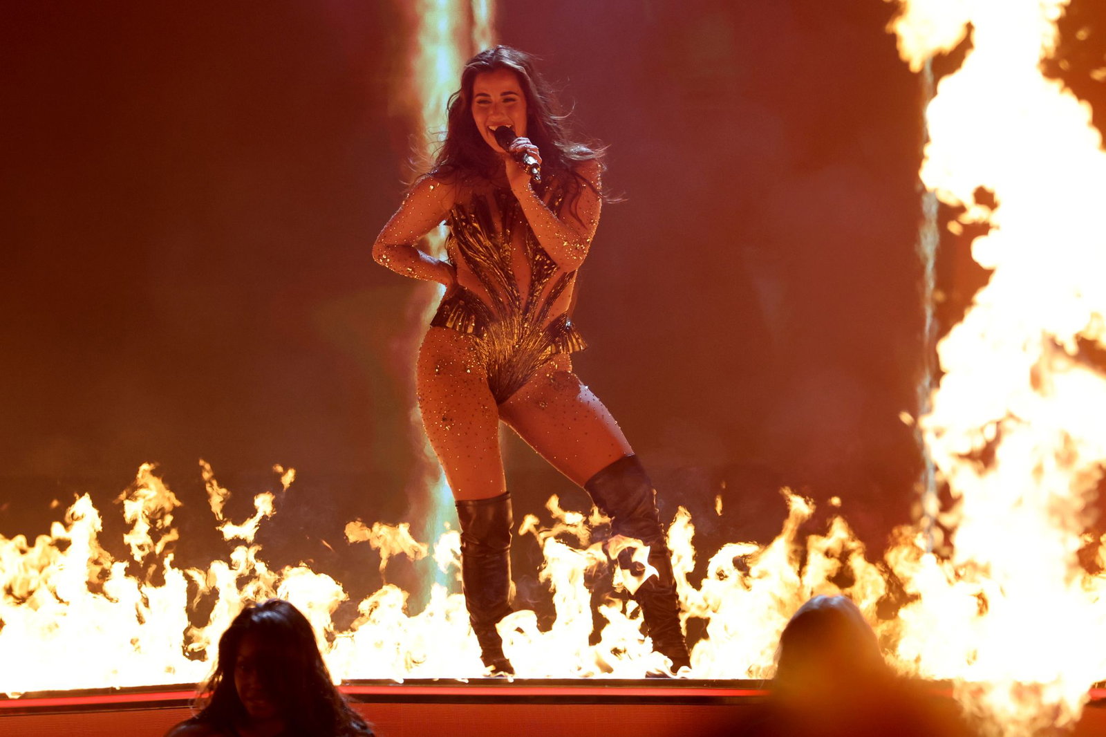 Sarah Engels singt ihren ESC-Hit «Fire».