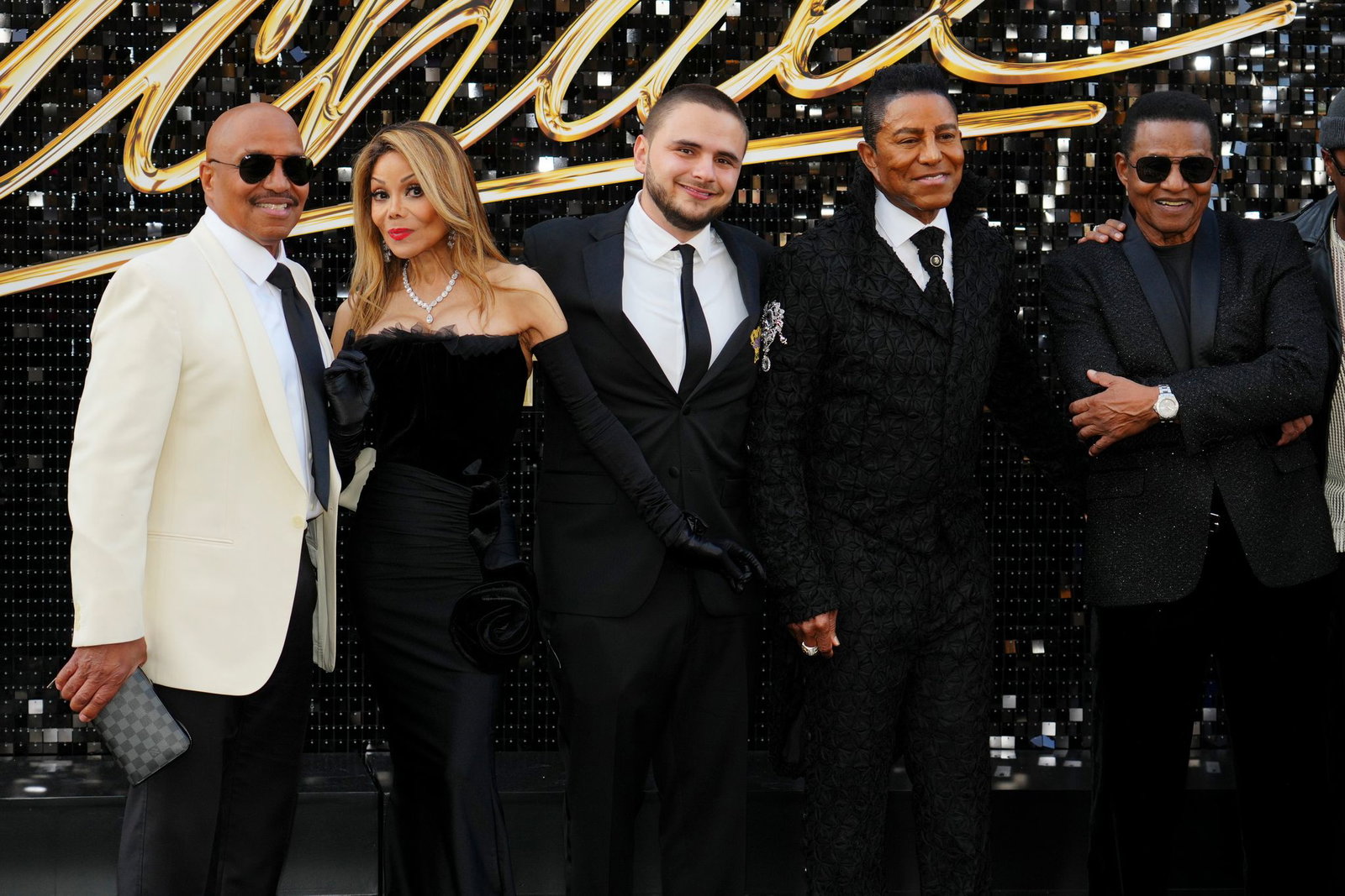 Mitglieder der Jackson-Familie feiern die Biopic-Premiere in Los Angeles. (Archivbild) 