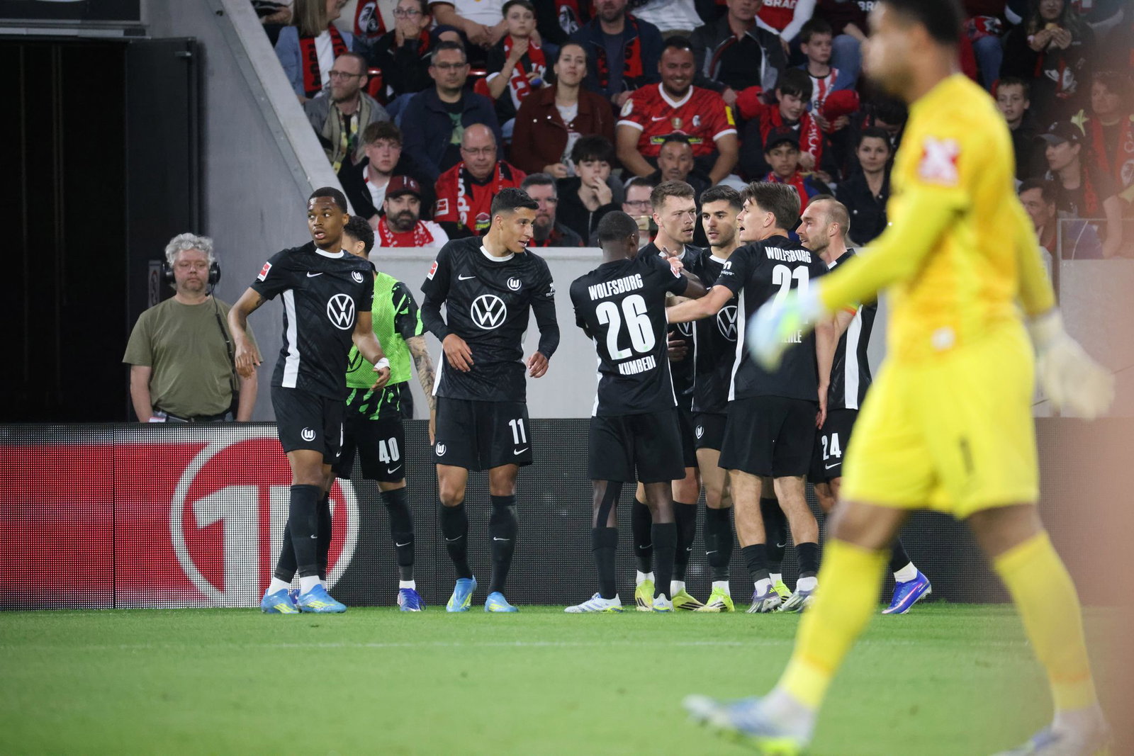 Wolfsburg jubelte über das 1:0.