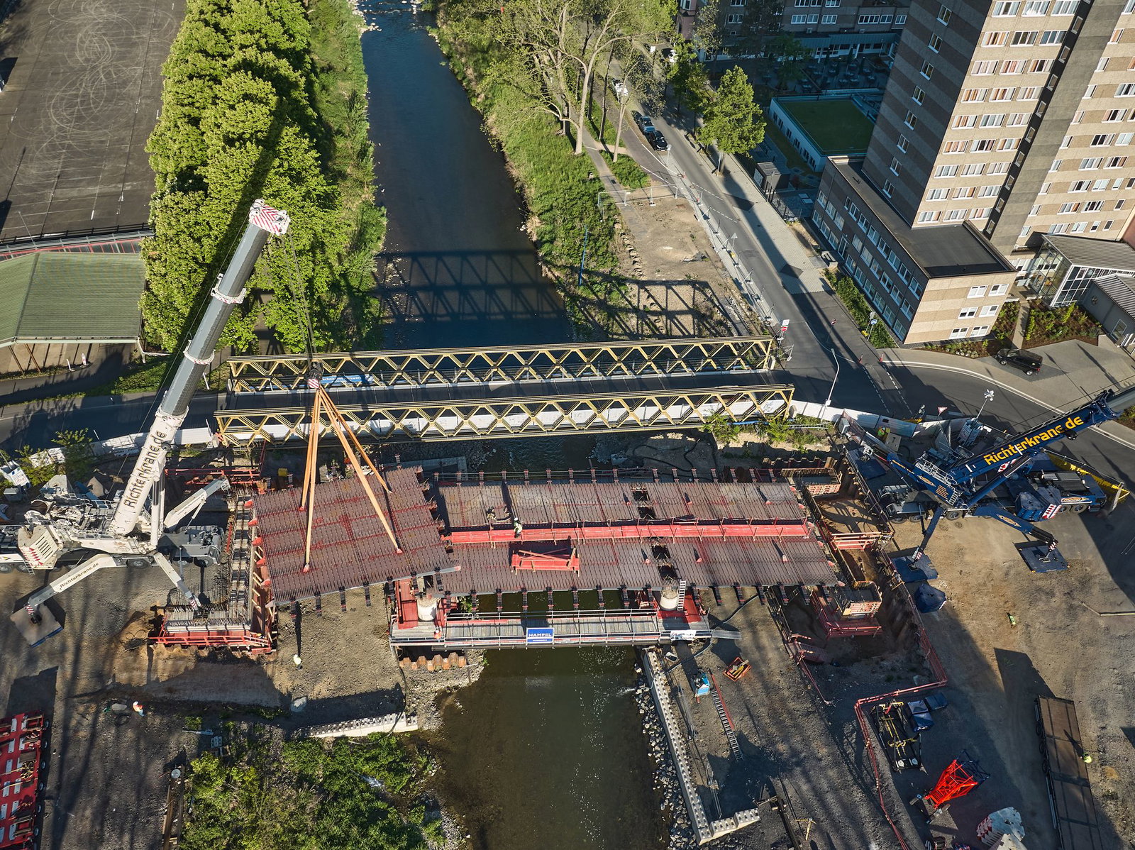 Der symbolische Baustart für die Brücke war im November 2024 erfolgt. (Archivbild)