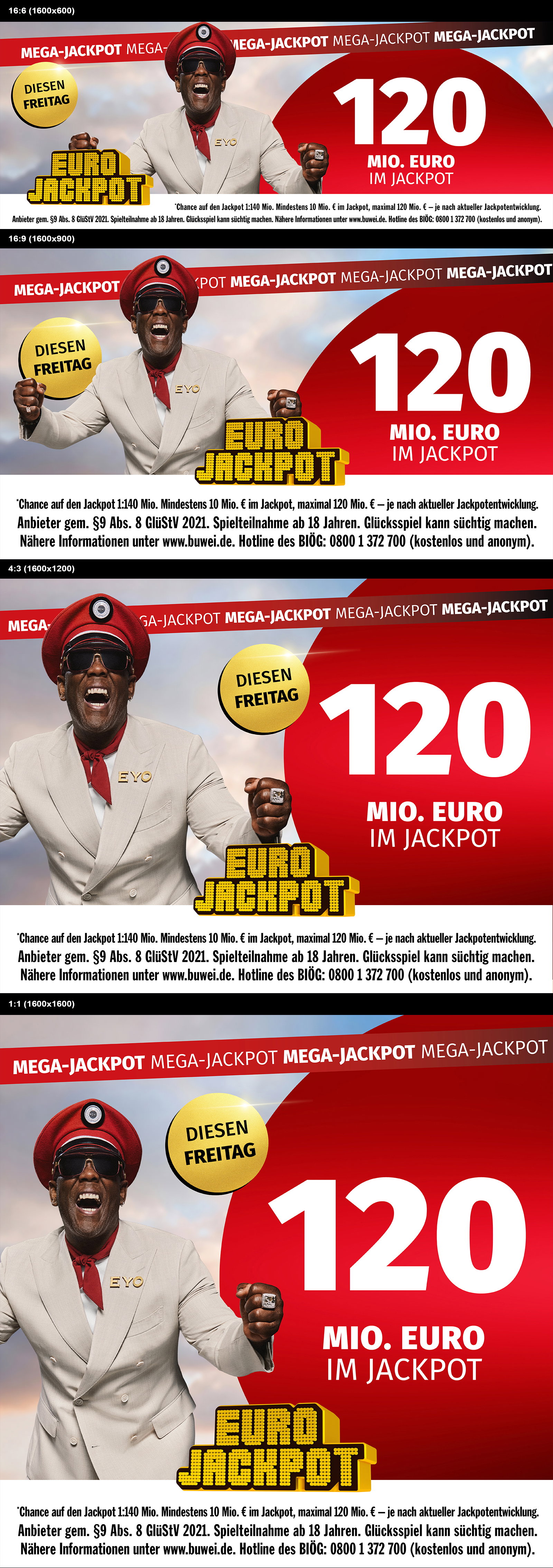 Eurojackpot Rund 120 Millionen 21.05.2026