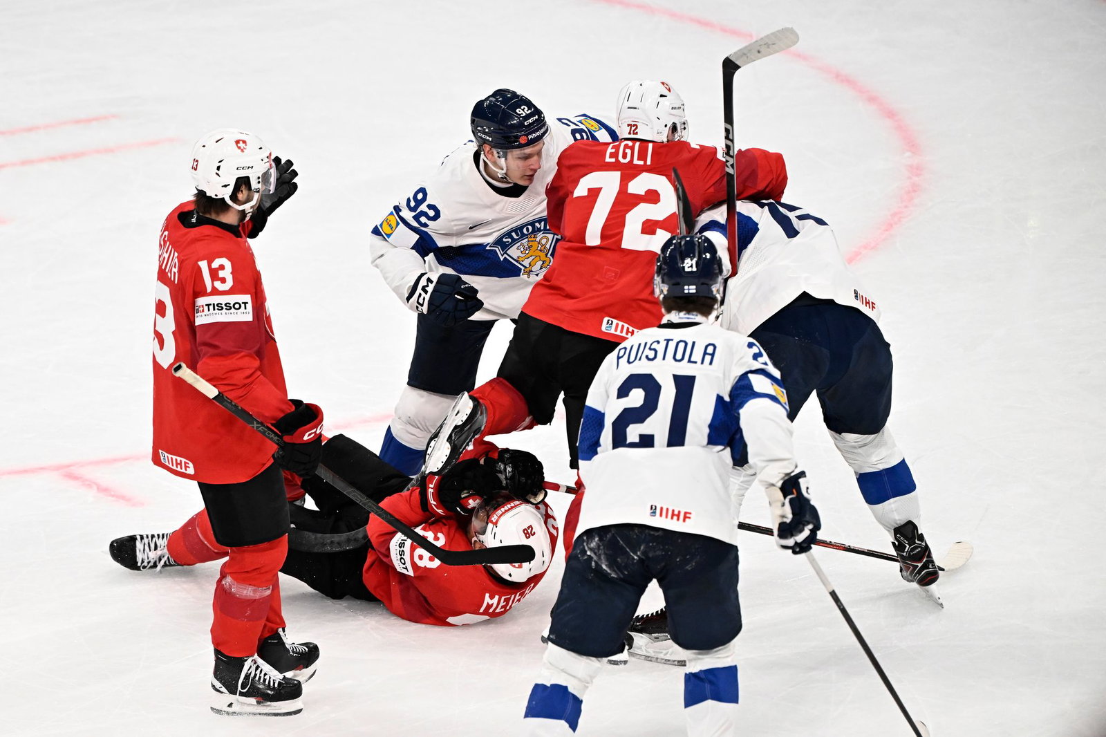 Finnland und die Schweiz lieferten sich ein packendes WM-Finale.