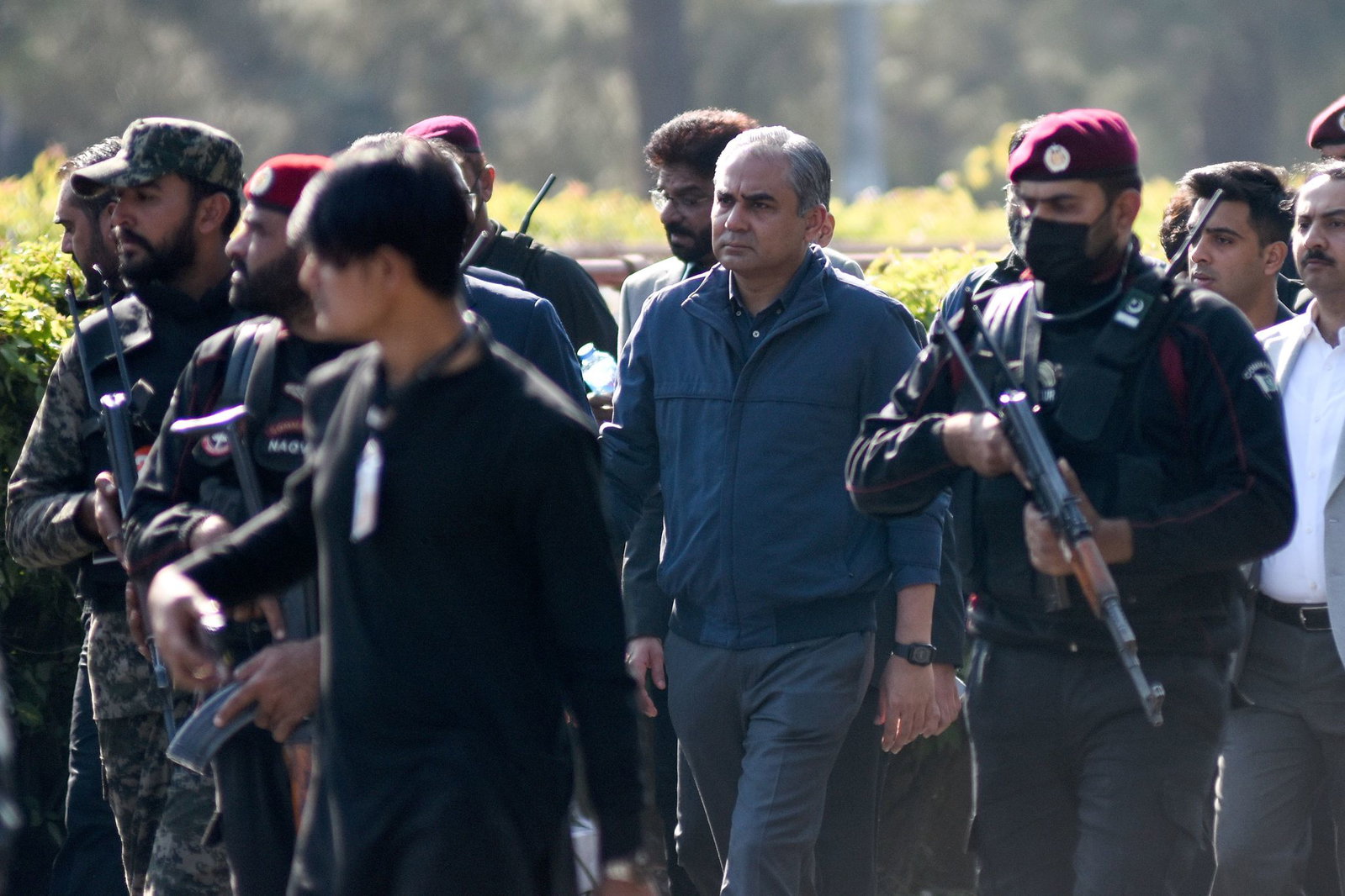 Pakistans Innenminister Mohsin Naqvi ist zu Gesprächen in Teheran eingetroffen. (Archivbild)