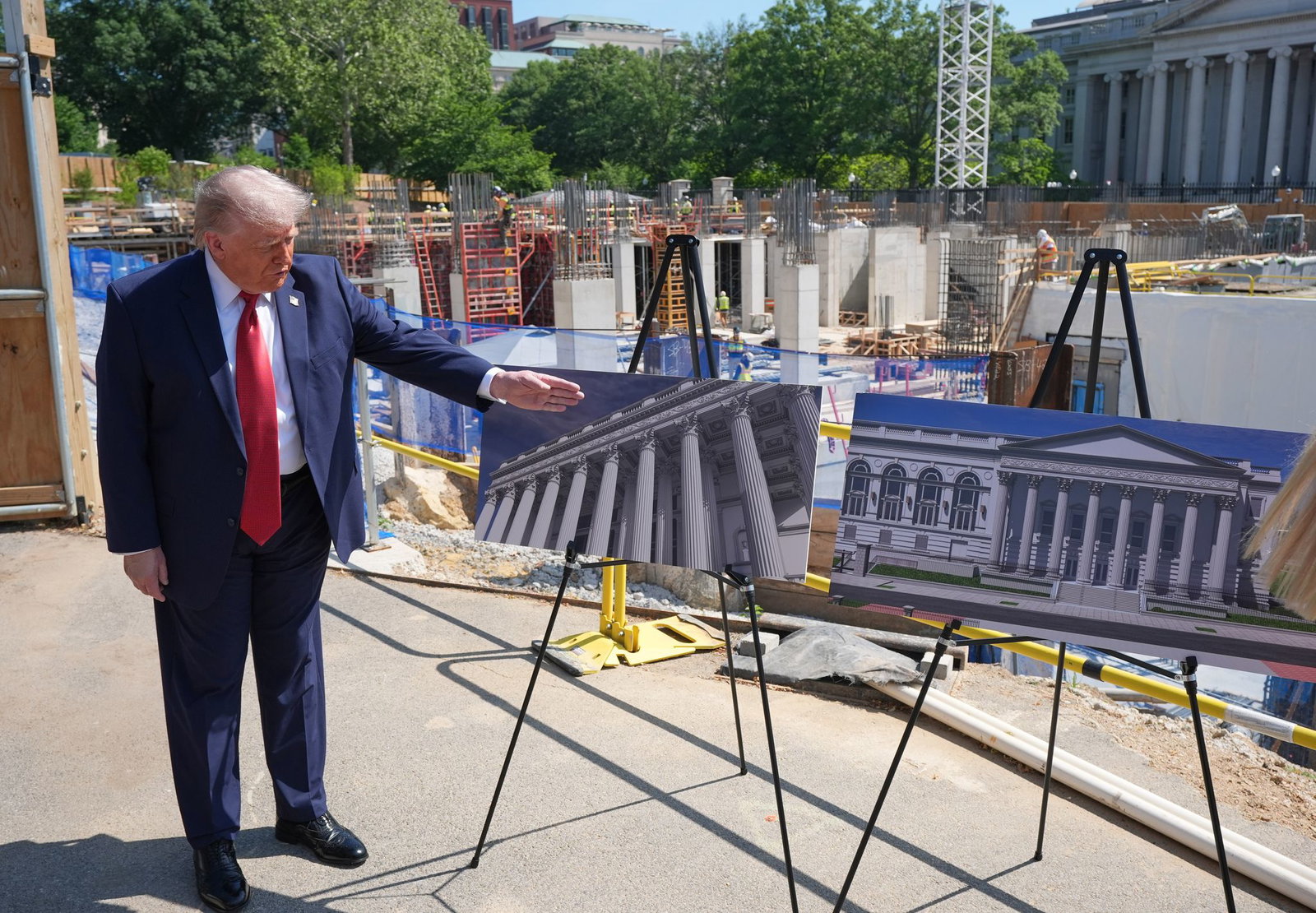 Trumps Pläne für den Ballsaal (Archivbild). 