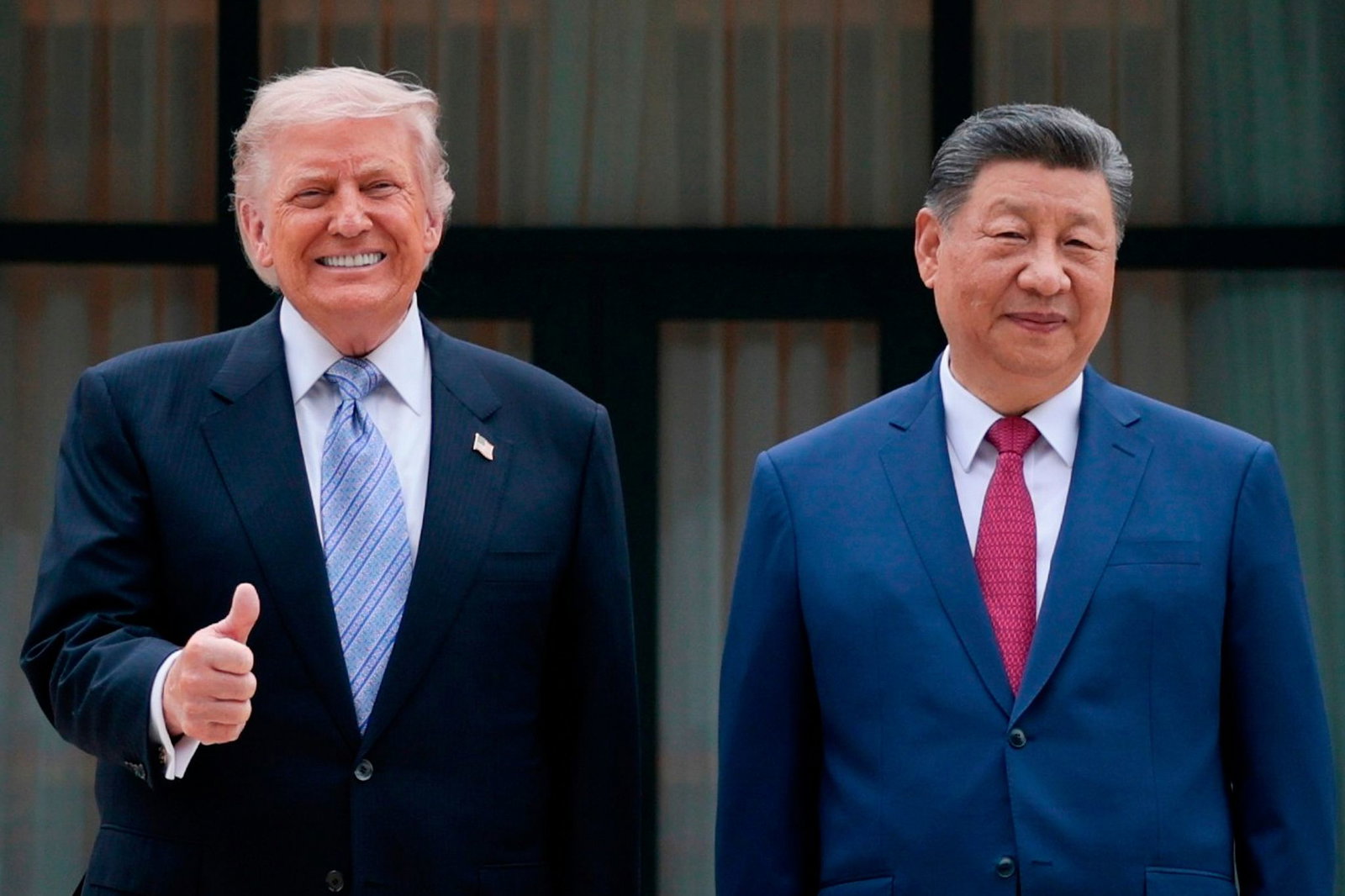 Xi und Trump lobten die Beziehung beider Staaten. 