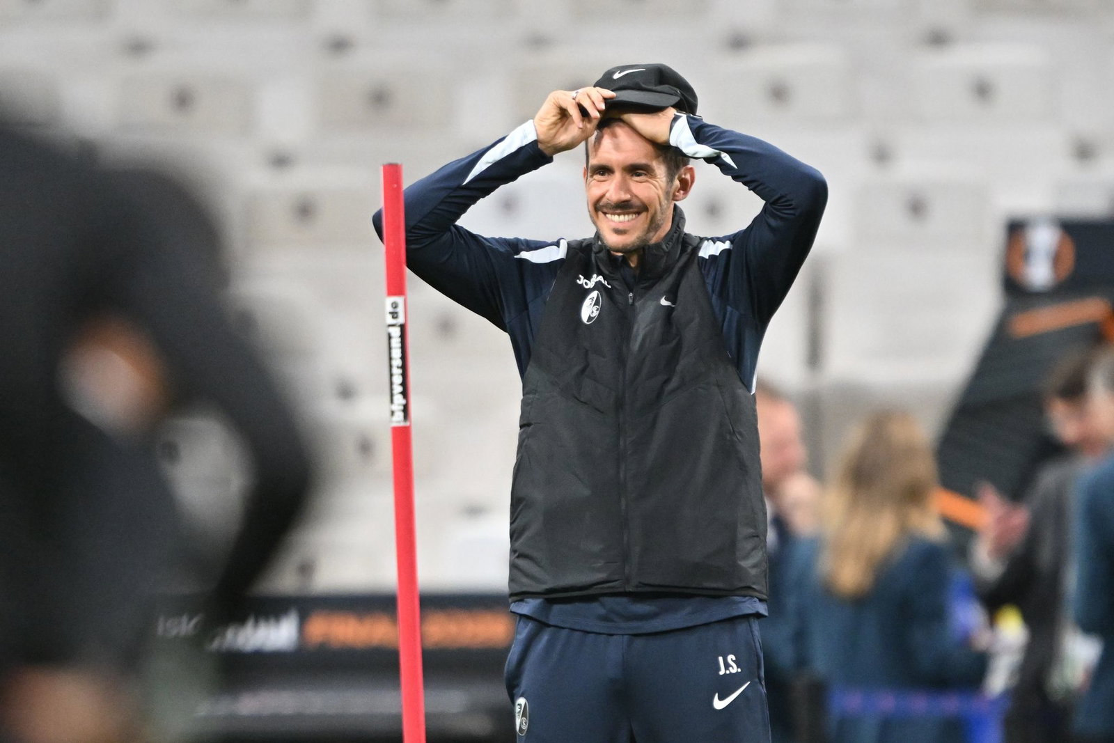 Trainer Julian Schuster freut sich auf das große Finale.