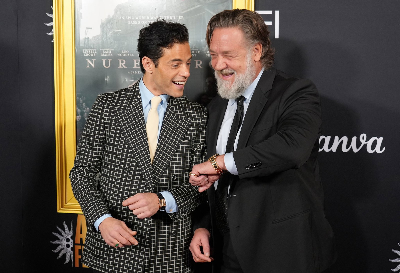 Rami Malek und Russell Crowe bei einer Vorführung des Films. (Archivbild)