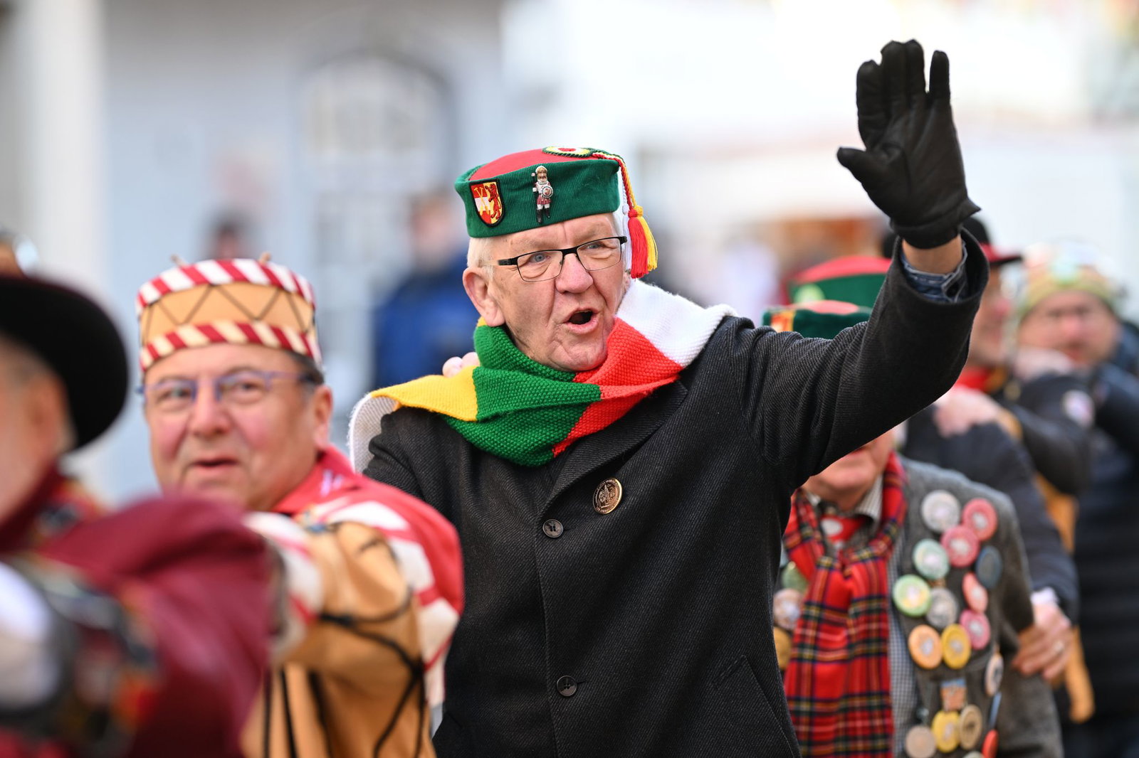 Kretschmann ist auch leidenschaftlicher Fasnetsanhänger - und isst einmal im Jahr Rinderinnereien mit seiner Zunft. 