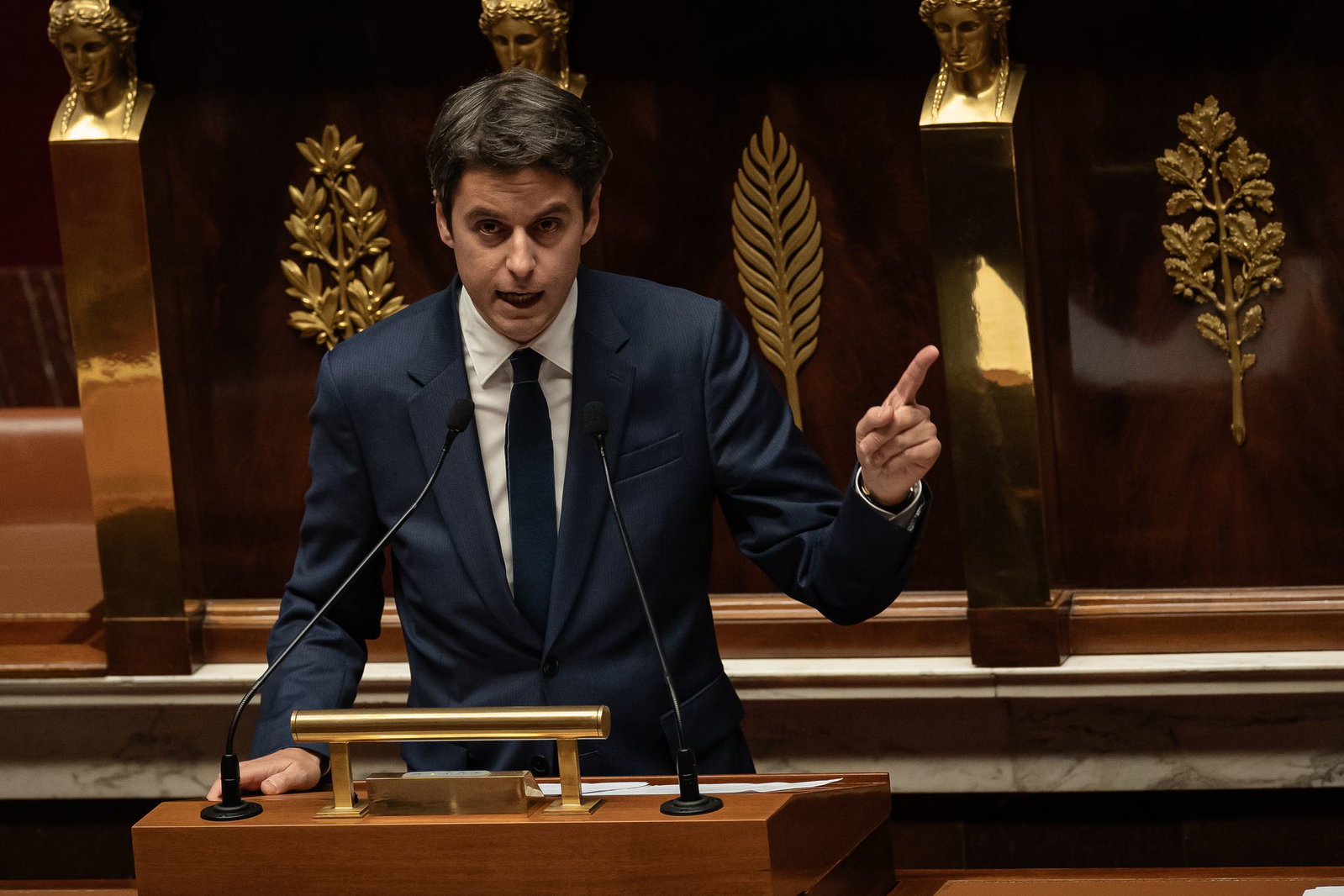 Gabriel Attal will dem französischen Präsidenten Emmanuel Macron in seinem Amt nachfolgen. (Archivbild)