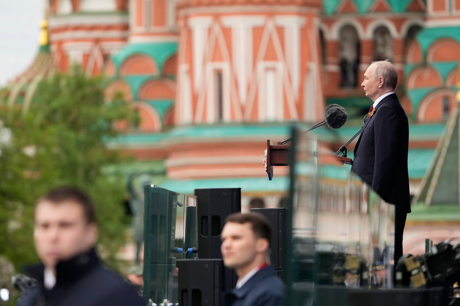Putin wollte ukrainische Drohnenangriffe bei der Parade zum Tag des Sieges unbedingt vermeiden. (Archivbild)