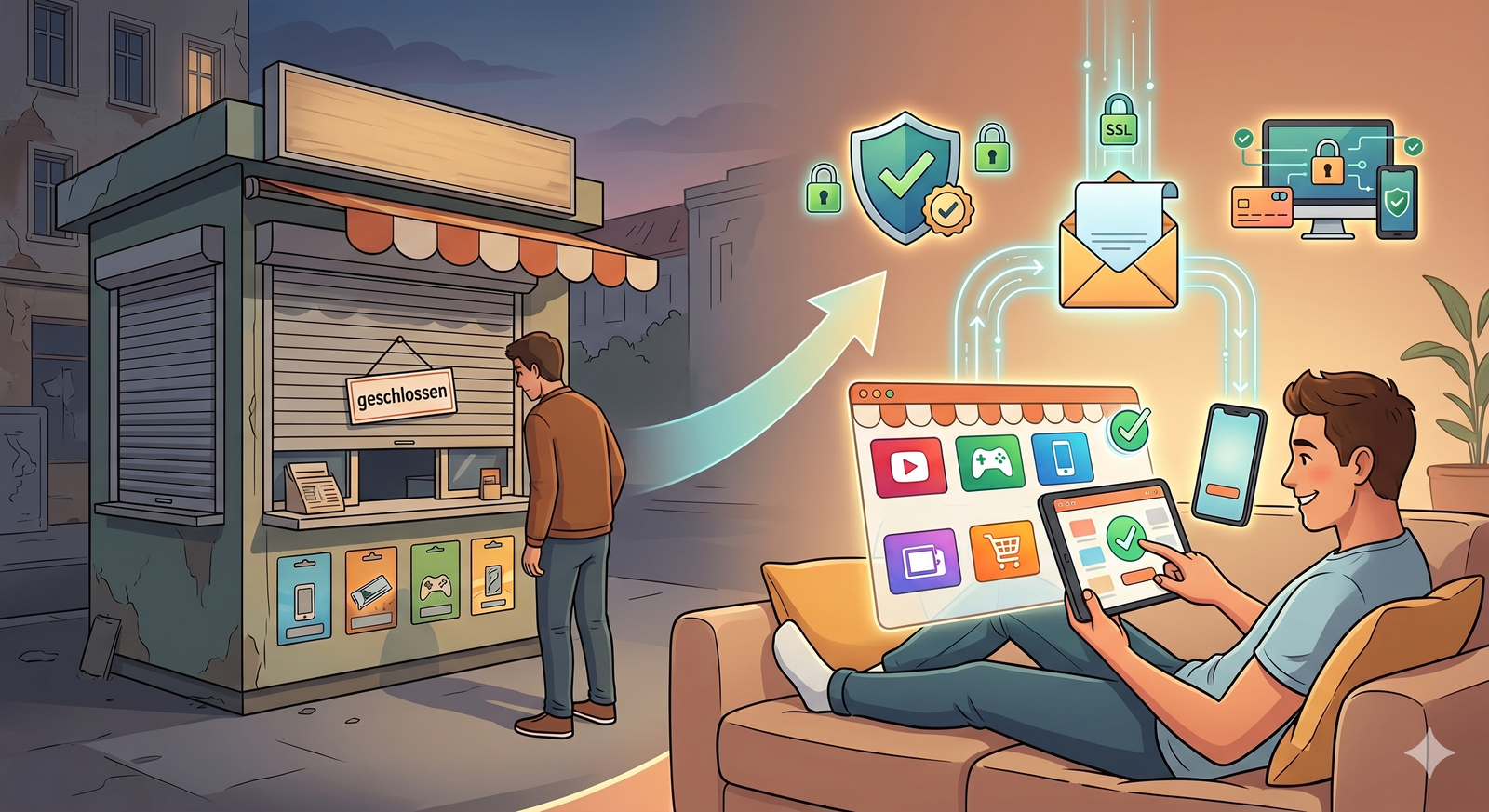 Kiosk vs Online