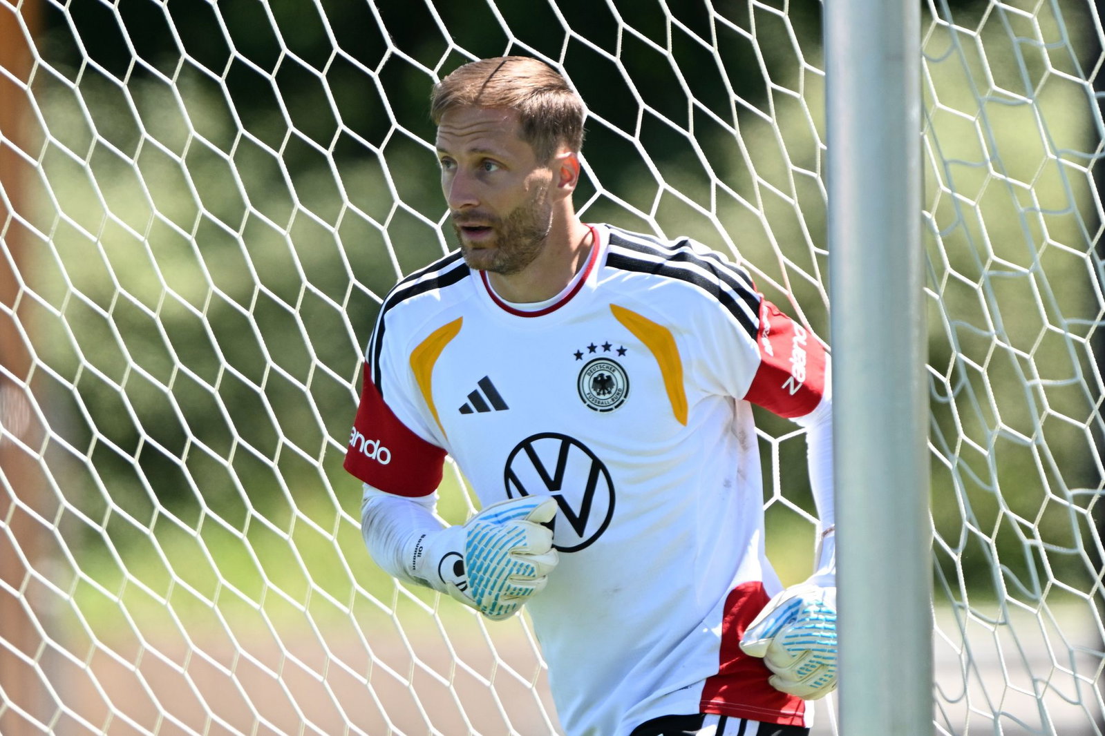 Oliver Baumann steht noch einmal im DFB-Tor. 
