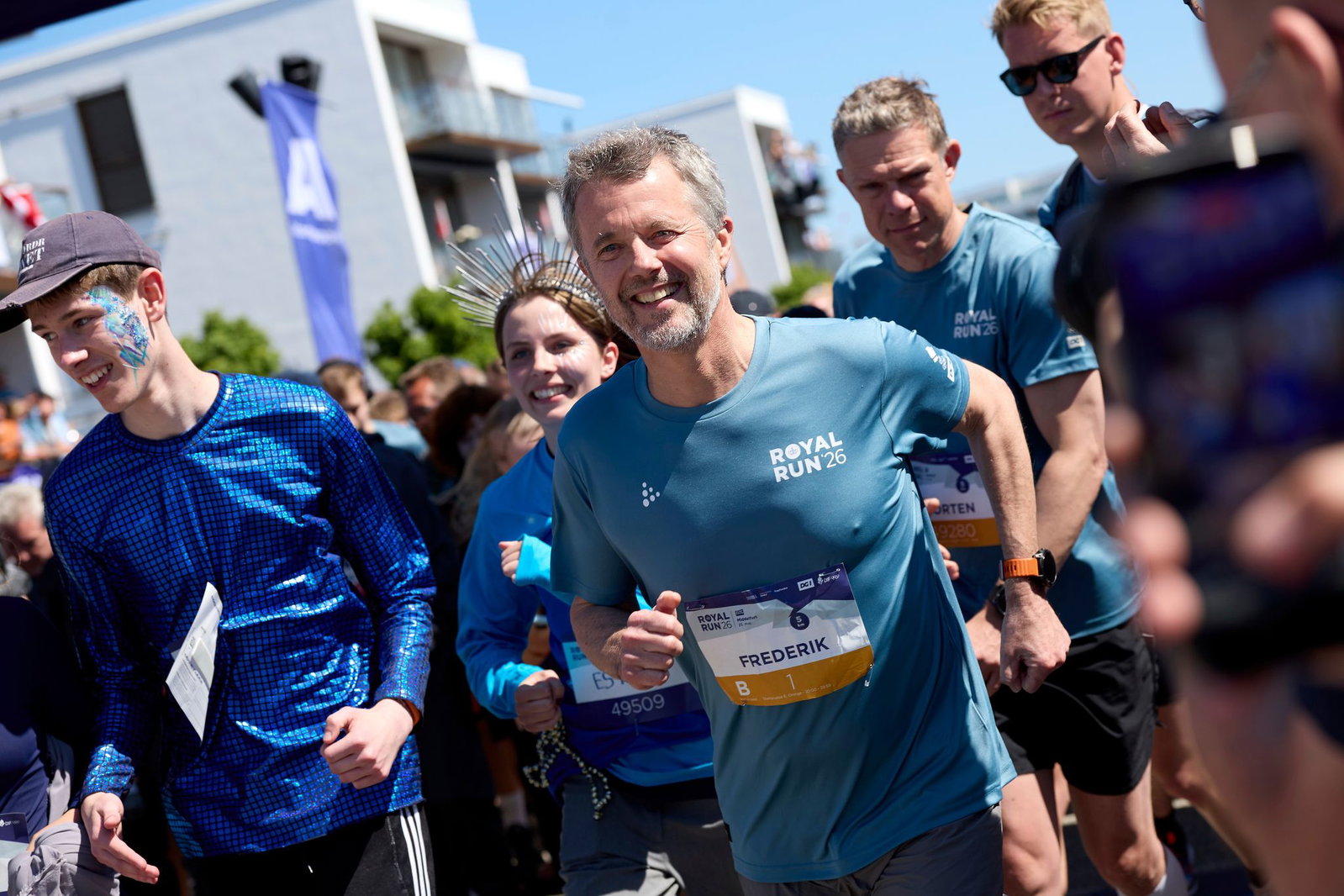 Beim Royal Run rennt König Frederik X. mit den Dänen um die Wette.