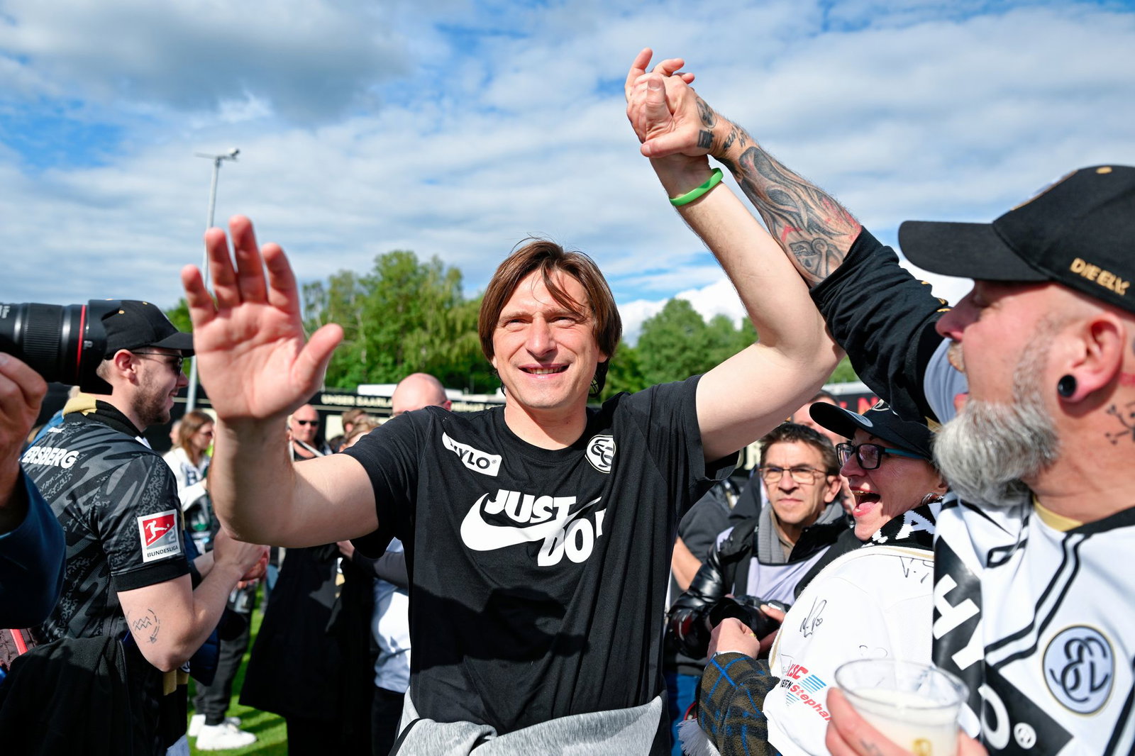 Trainer Vincent Wagner führte die SV Elversberg erstmals in die Bundesliga.