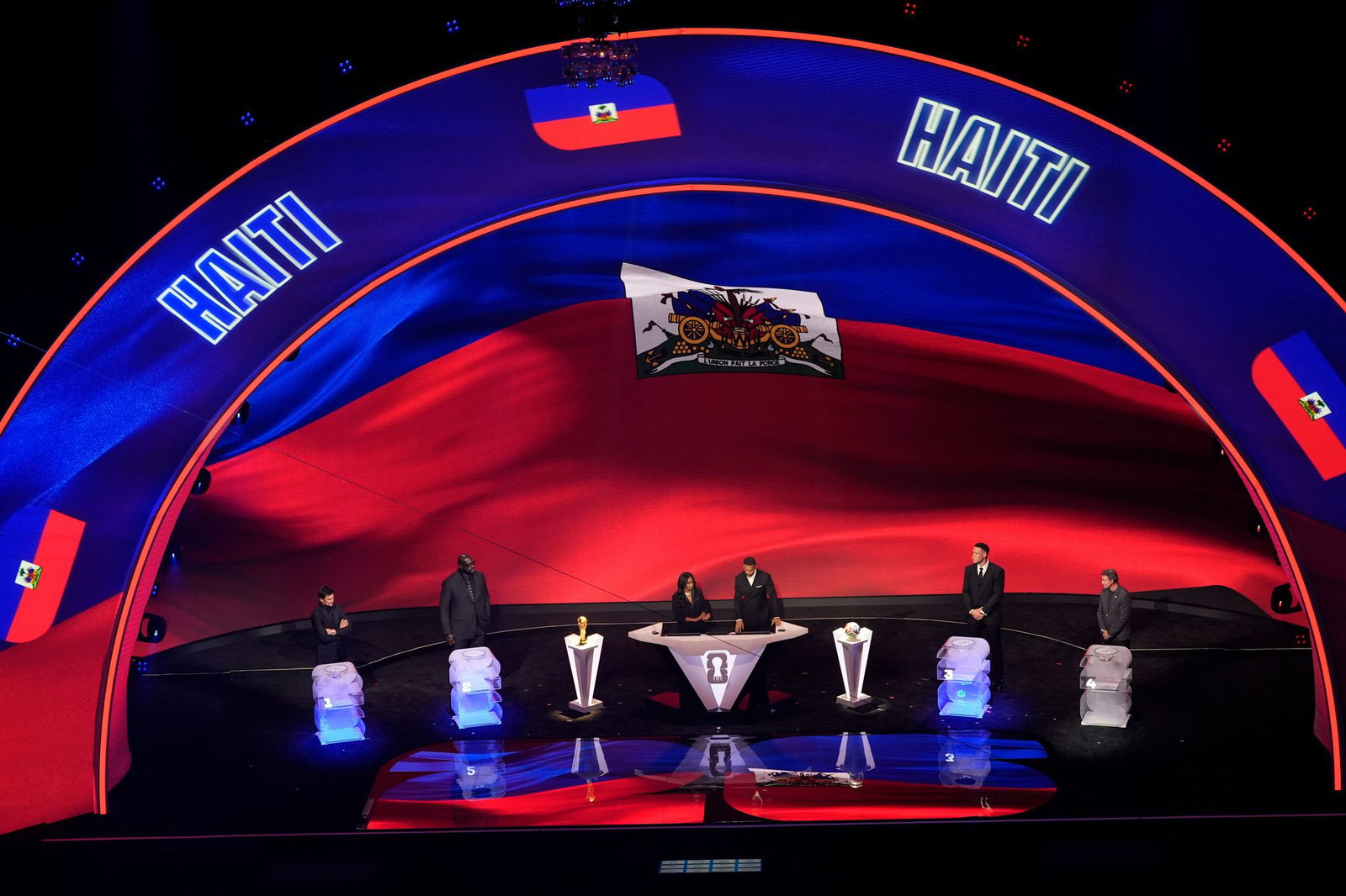 Haiti trifft bei der WM auf Brasilien, Marokko und Schottland. (Archivbild)