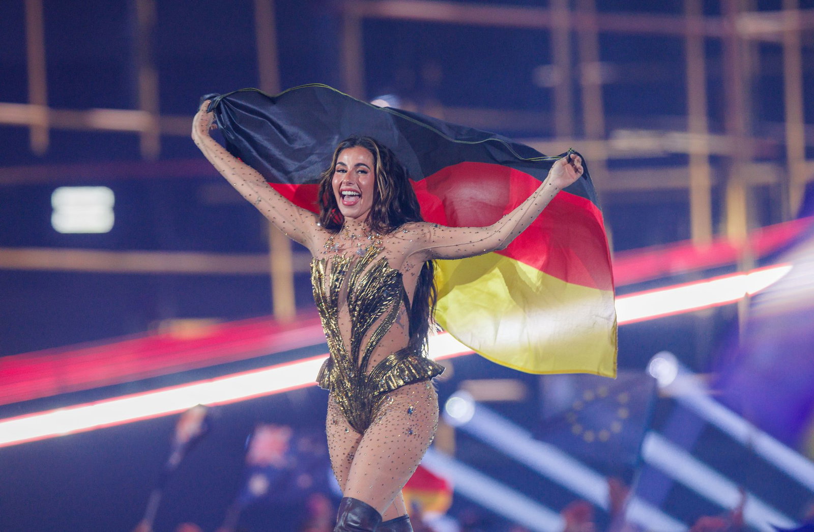 Sarah Engels geht im Finale mit Startnummer 2 ins Rennen. 