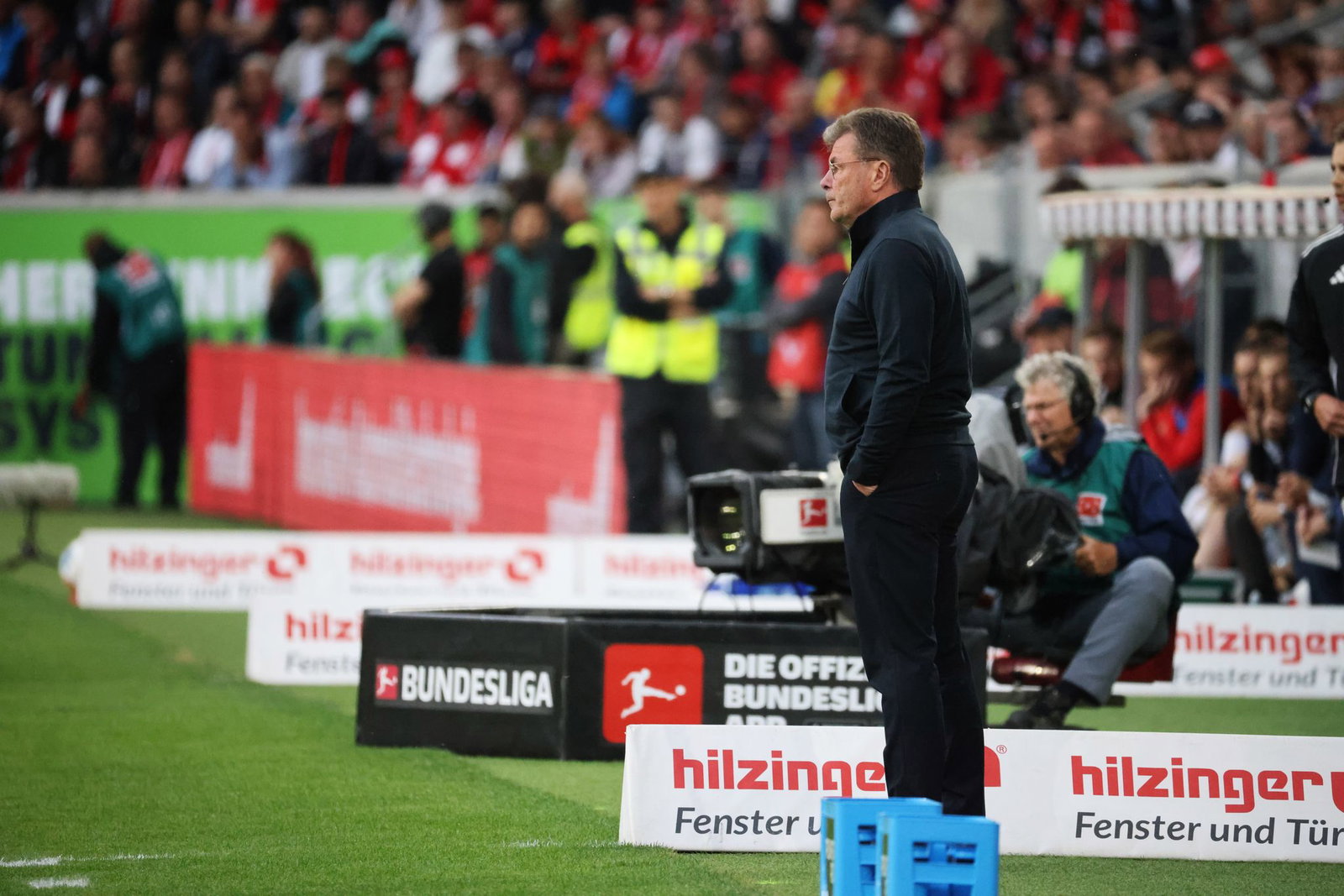 Wolfsburgs Trainer Dieter Hecking.