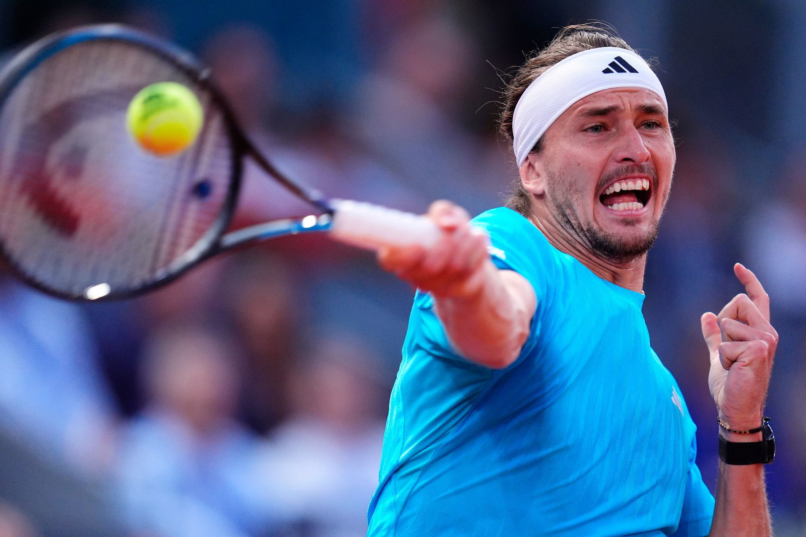 Alexander Zverev hat in Madrid das Finale erreicht.