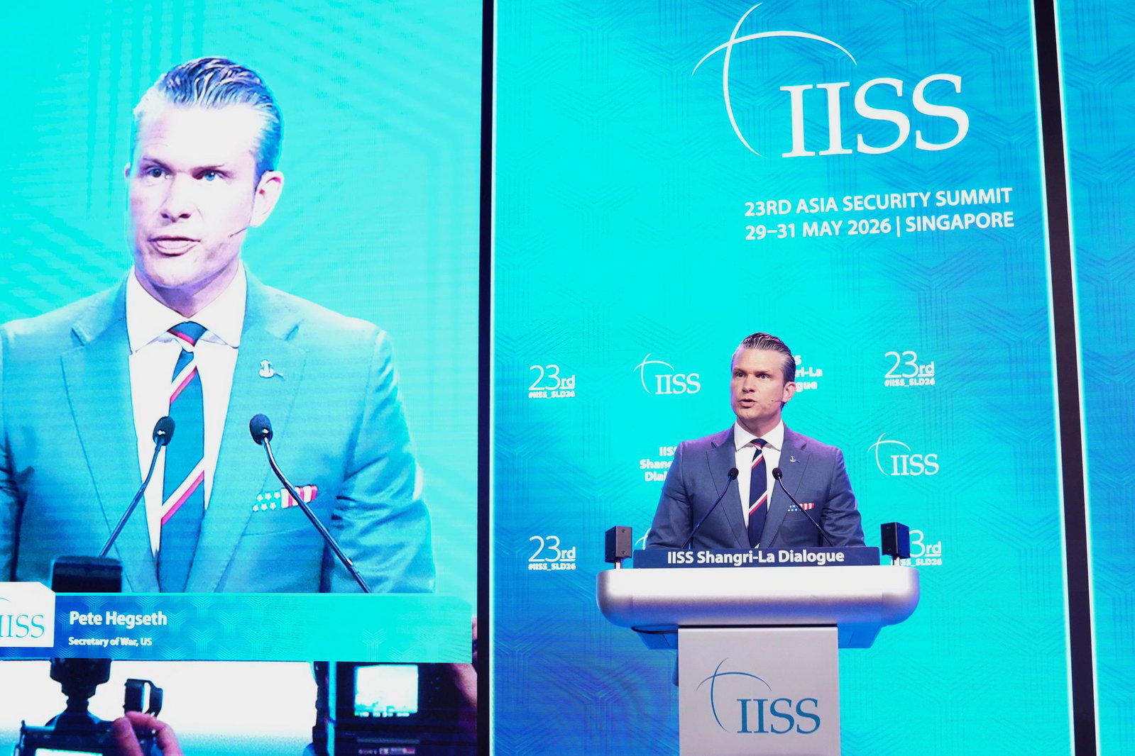 Hegseth hat Europa in Singapur scharf kritisiert.