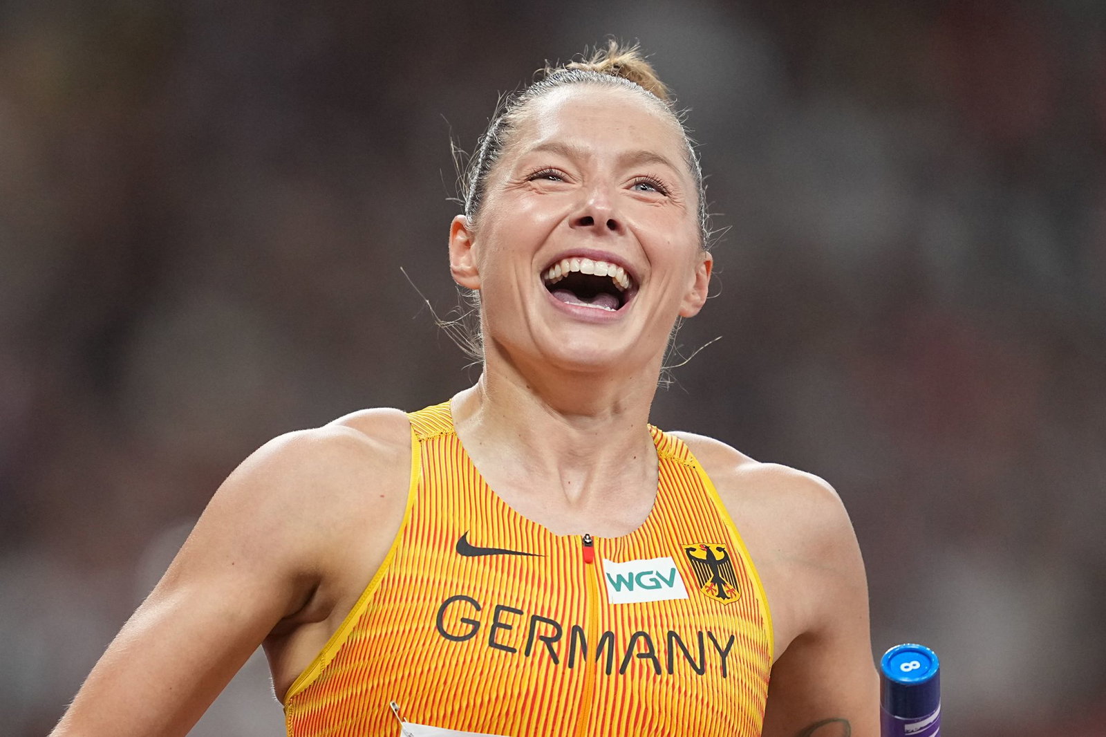 Gina Lückenkemper hat sich mit der 4x100-Meter-Staffel der Frauen für die WM 2027 qualifiziert. (Archivbild)