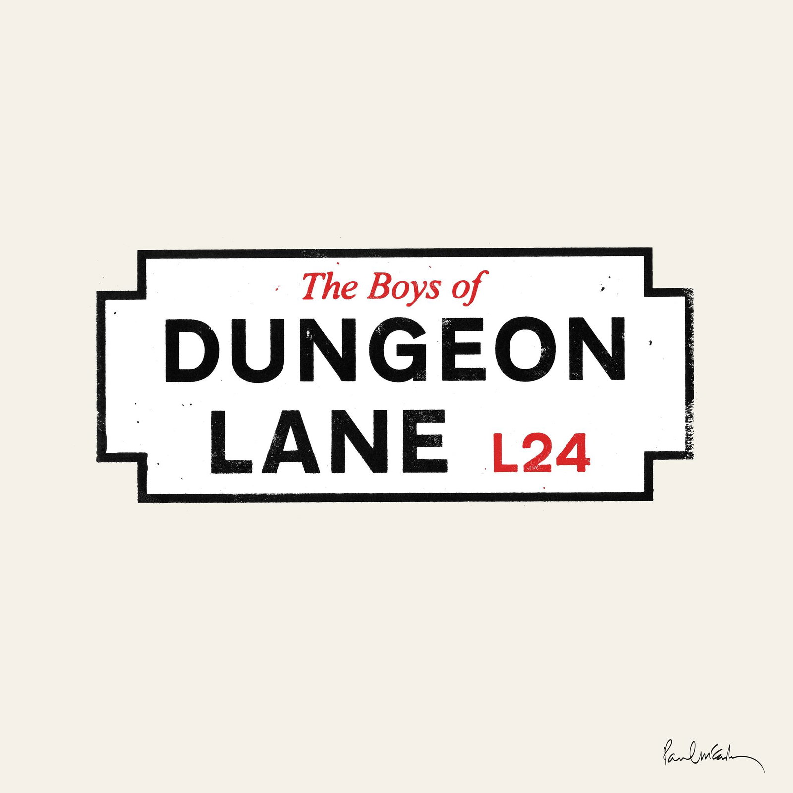 Das Albumcover zum neuen Album von Paul McCartney "The Boys of Dungeon Lane". 