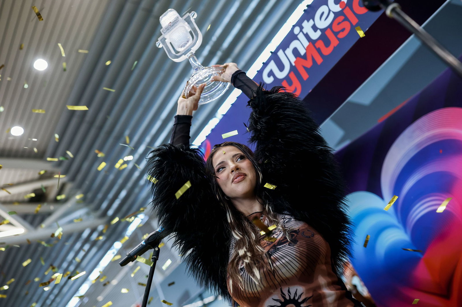 Am Sonntag war Dara bereits am Flughafen von Sofia von Fans gefeiert worden. (Archivbild)