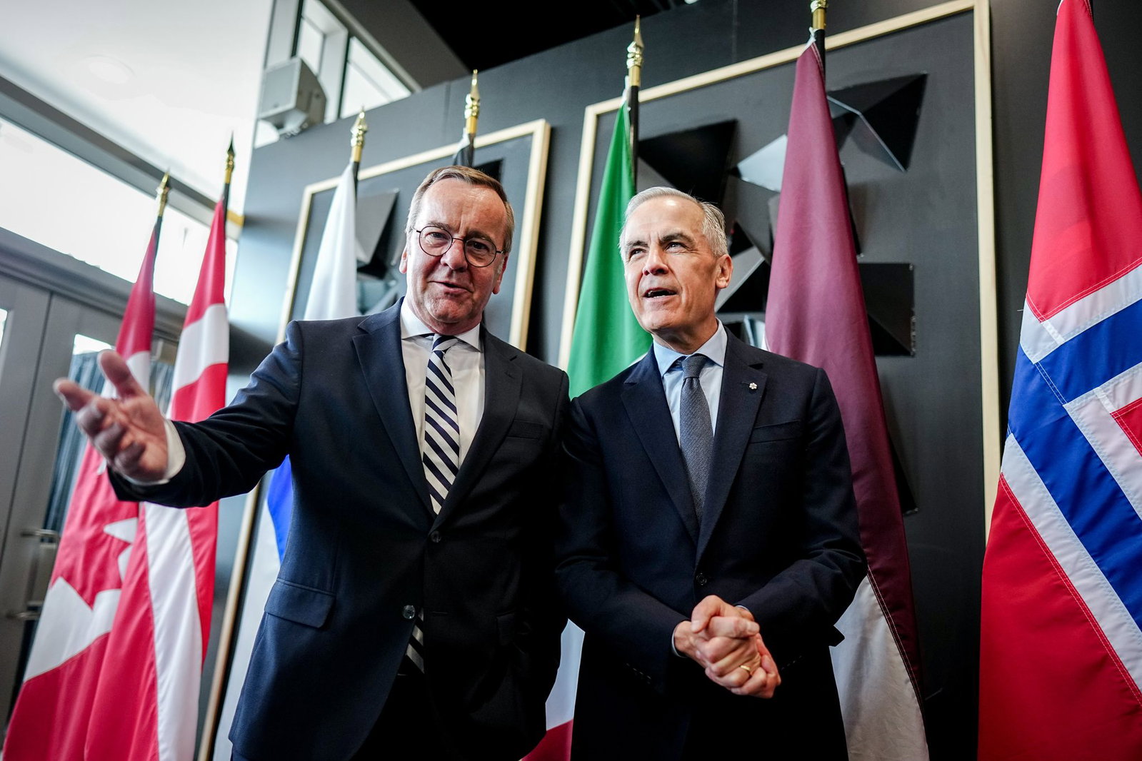 Pistorius hat unter anderem den kanadischen Premierminister Mark Carney getroffen.