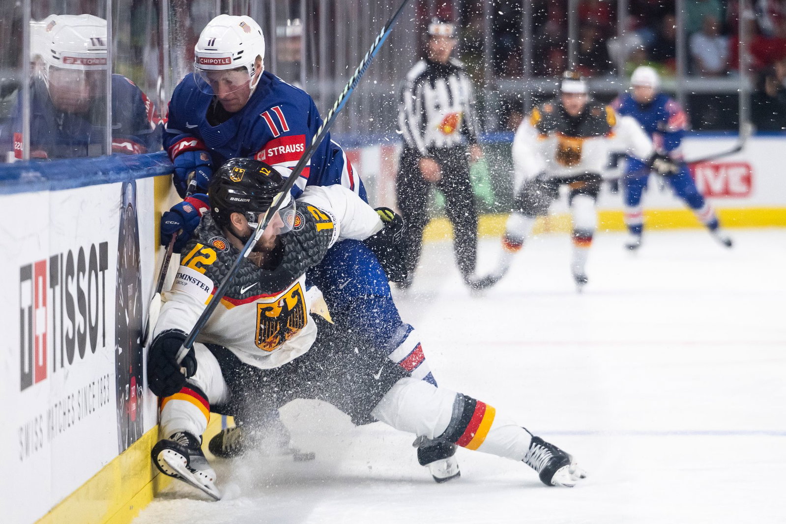 Deutschland zeigte gegen Weltmeister USA eine deutliche Leistungssteigerung.