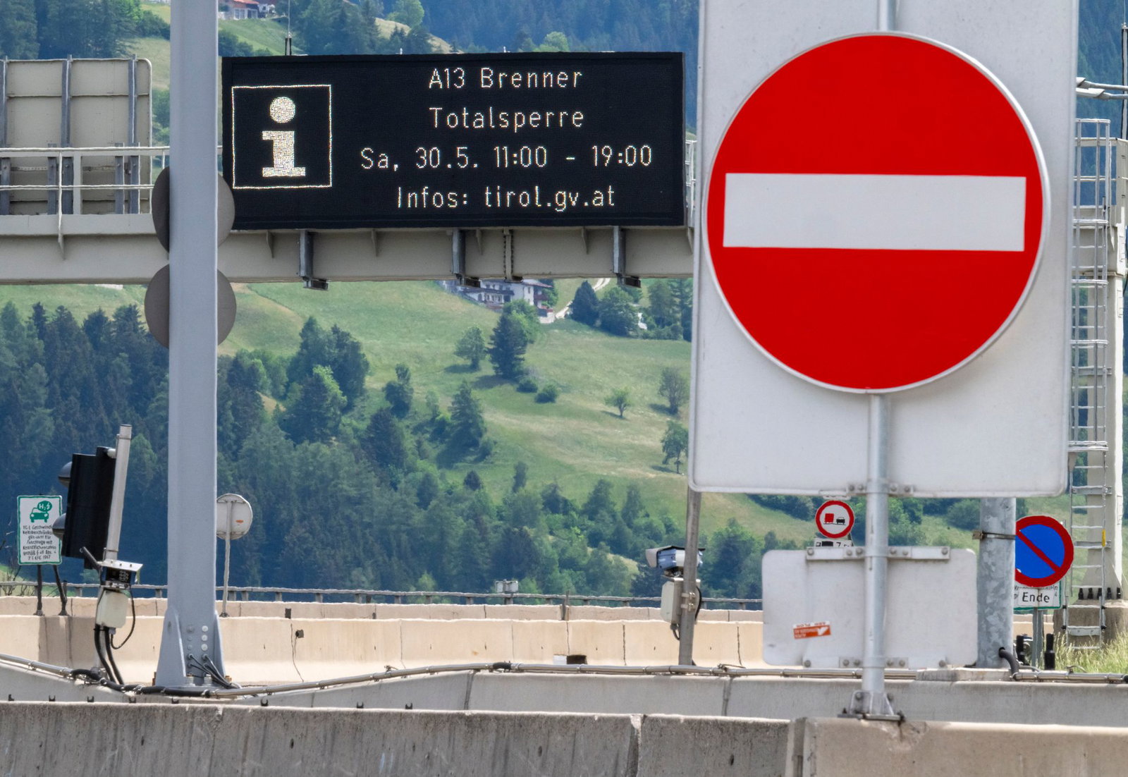Die Sperre des Brenner-Korridors löste nicht das befürchtete Verkehrschaos aus.