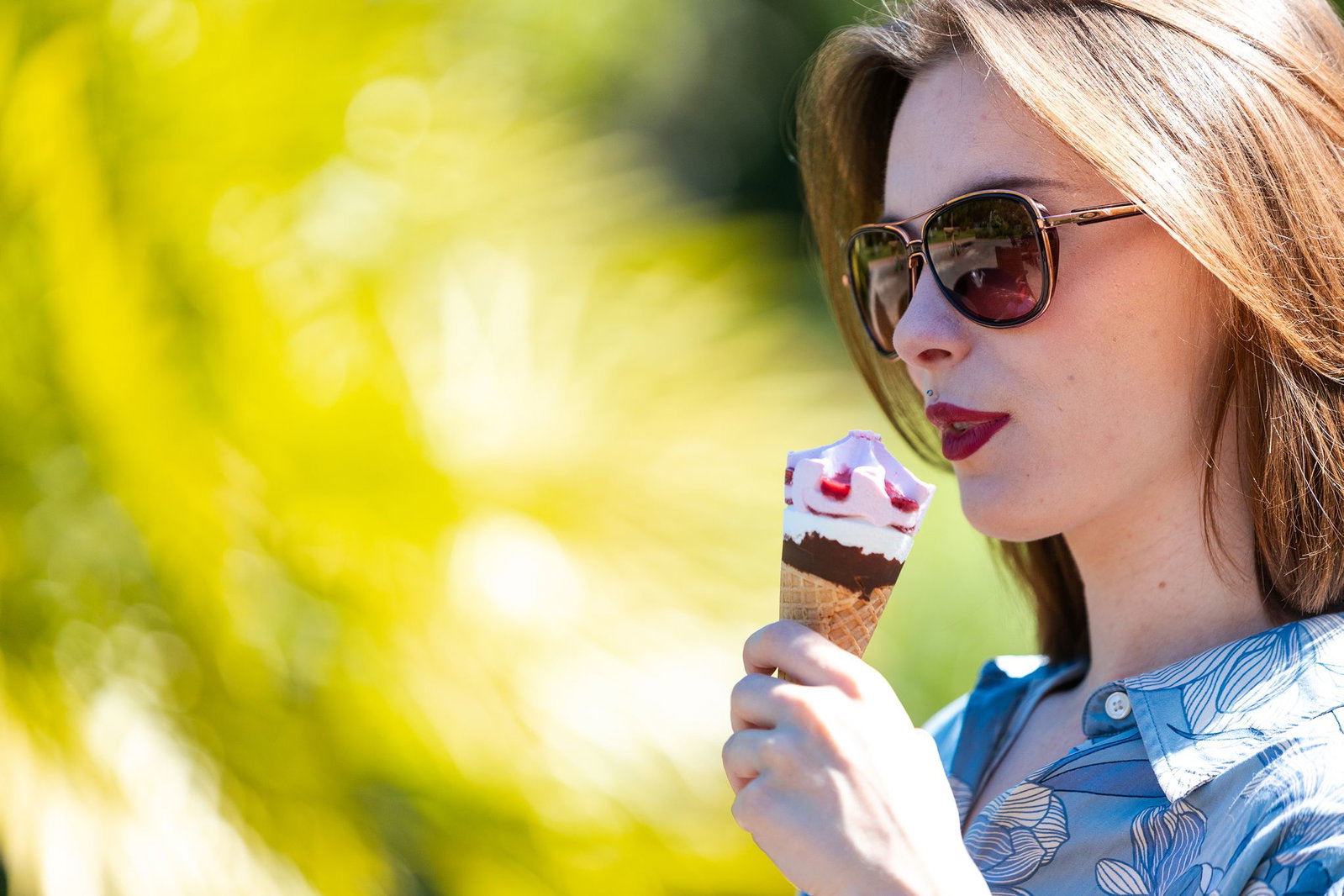 Temperaturen von teils über 31 Grad – perfektes Wetter für ein Eis.