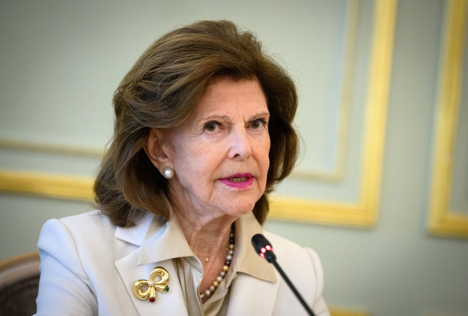 Königin Silvia von Schweden besucht Berlin.